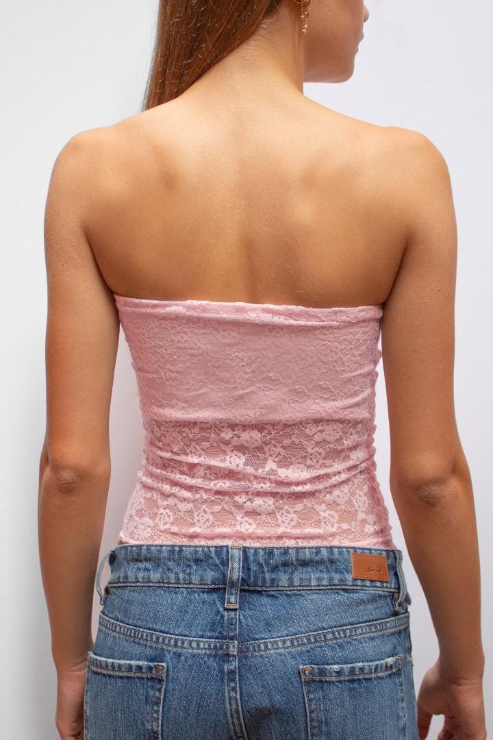 Lace bandeau top Product Image
