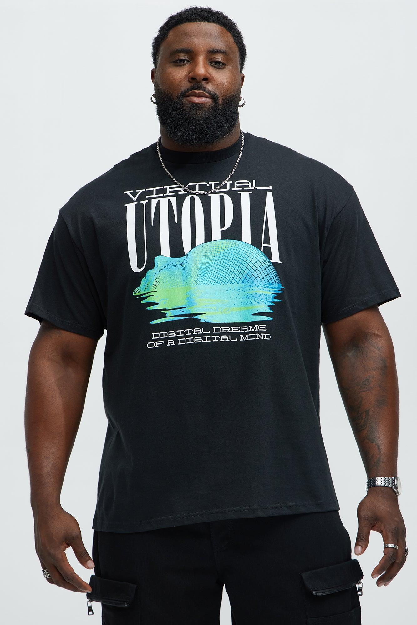 Virtual Utopia Short Sleeve Tee - Black Product Image