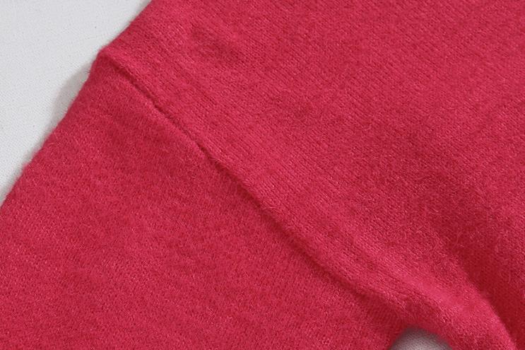 RT No. 6347 MOHAIR KNITTED ROUND NECK SWEATER Product Image