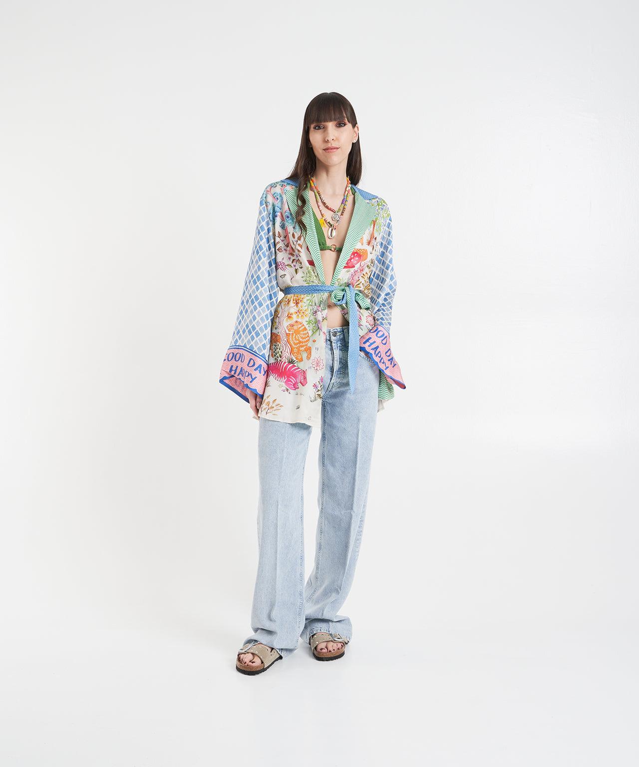 Kimono with print Product Image