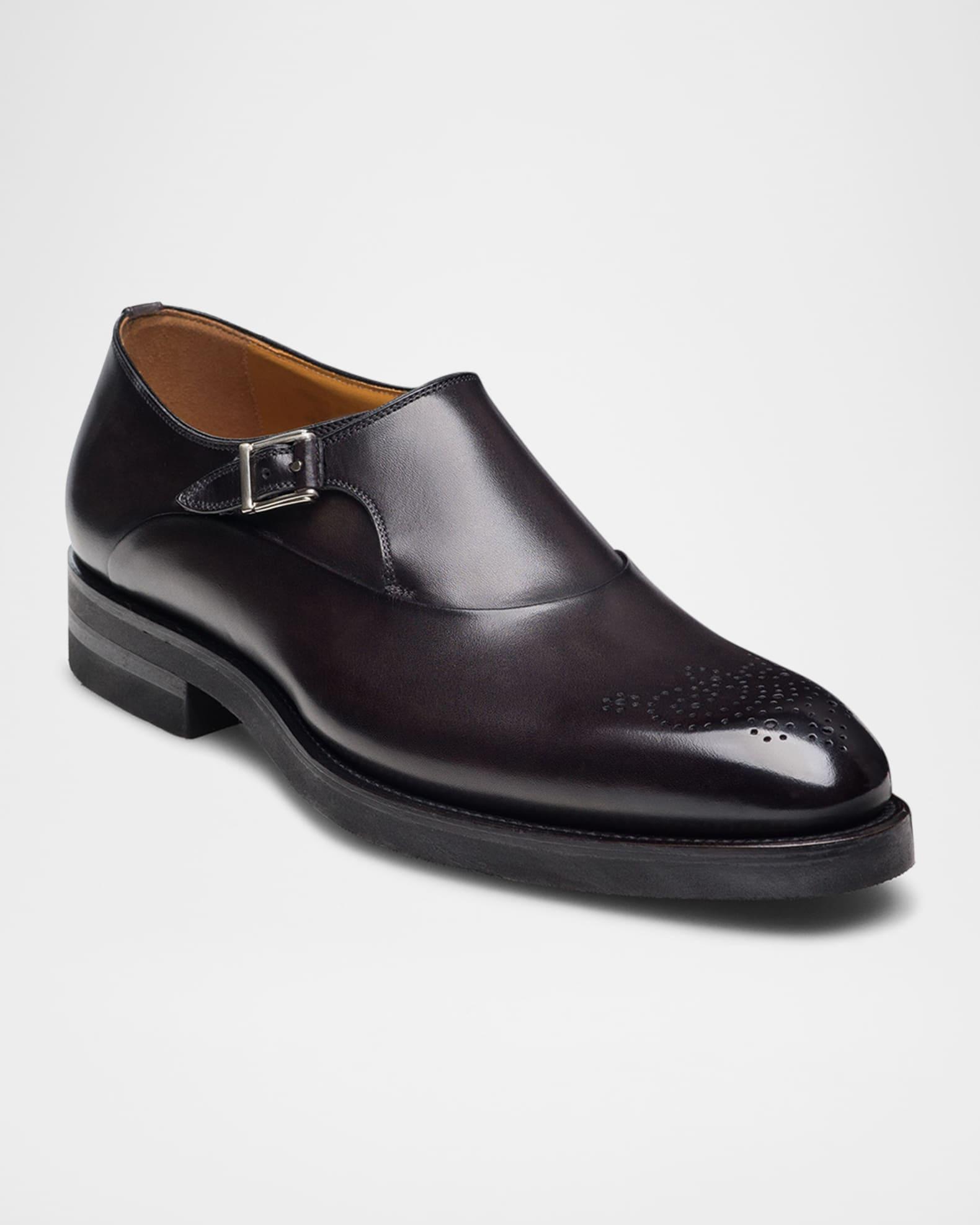 Men's Orlay Brogue Leather Monk Strap Loafers Product Image