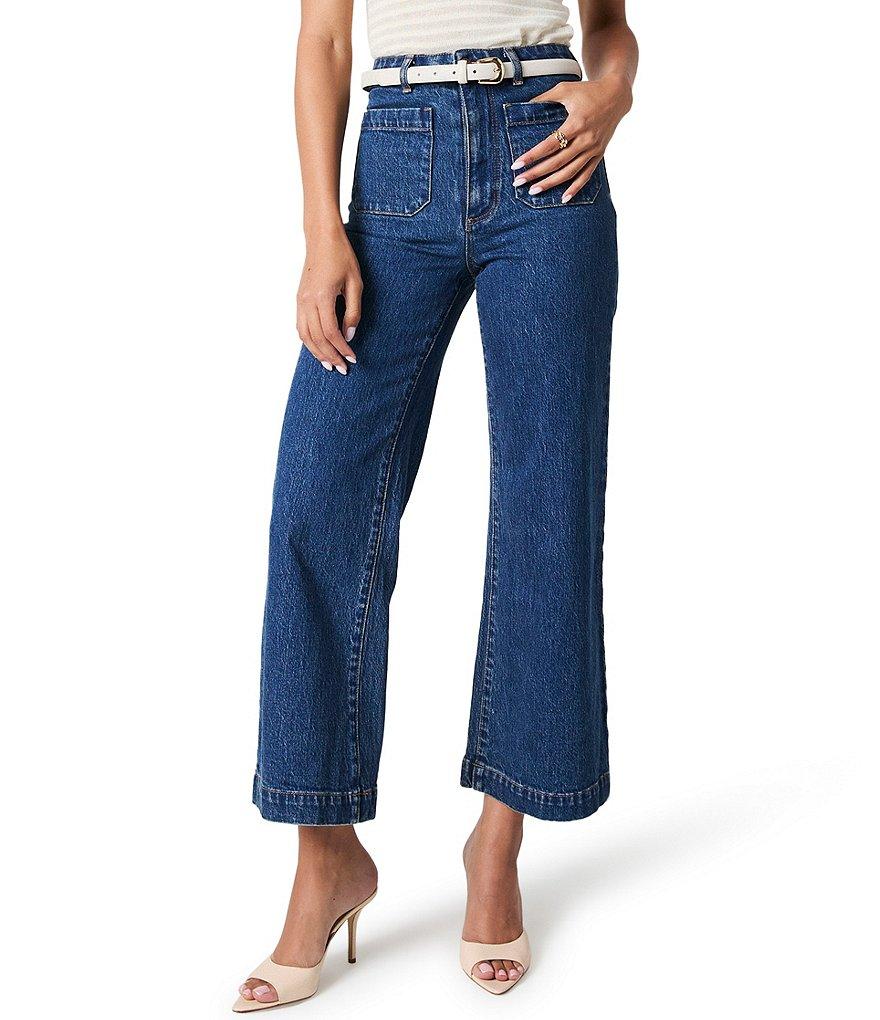 Rolla's Sailor Denim High Rise Slim Wide Leg Jeans Product Image
