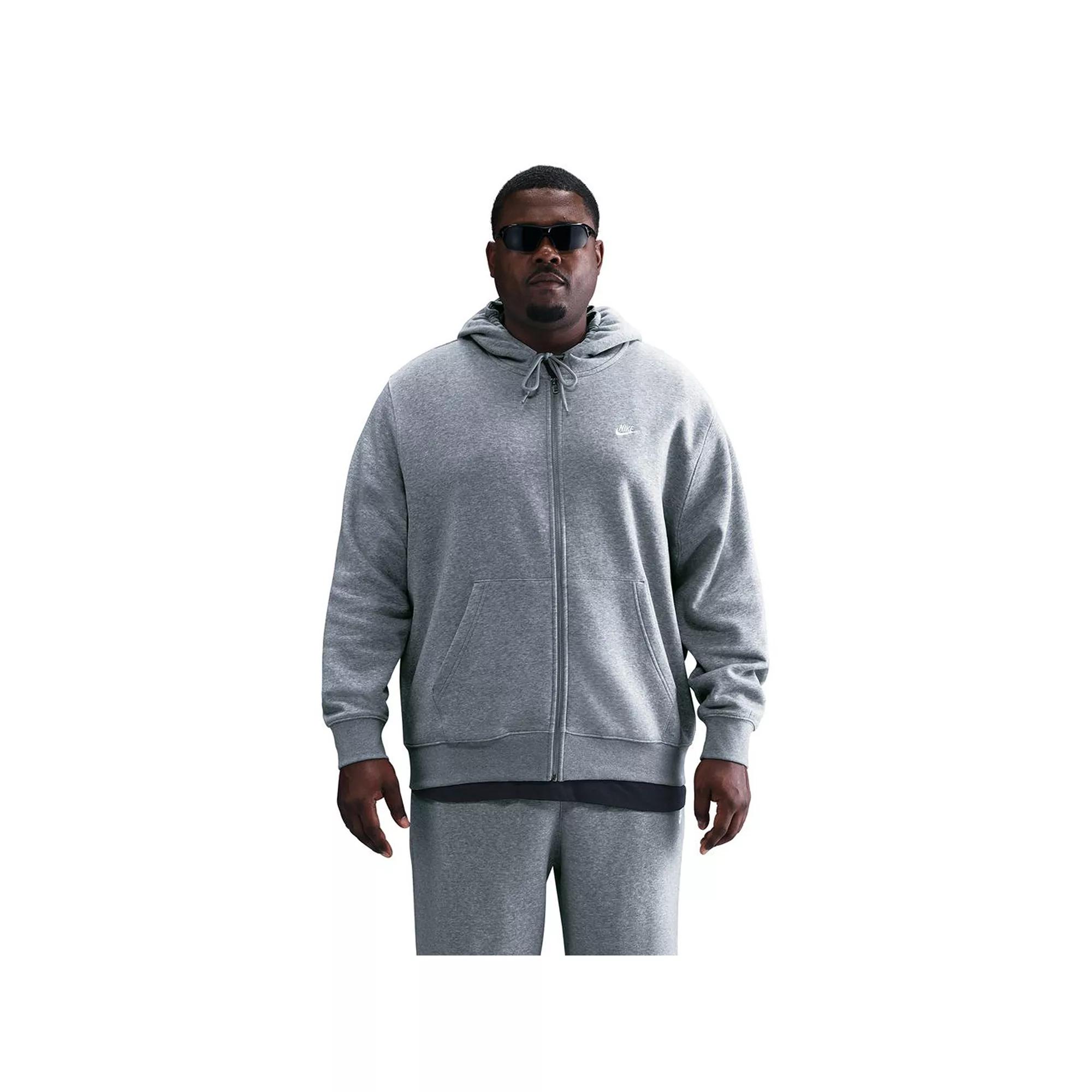Men's Nike Club Full-Zip Fleece Hoodie,  Product Image