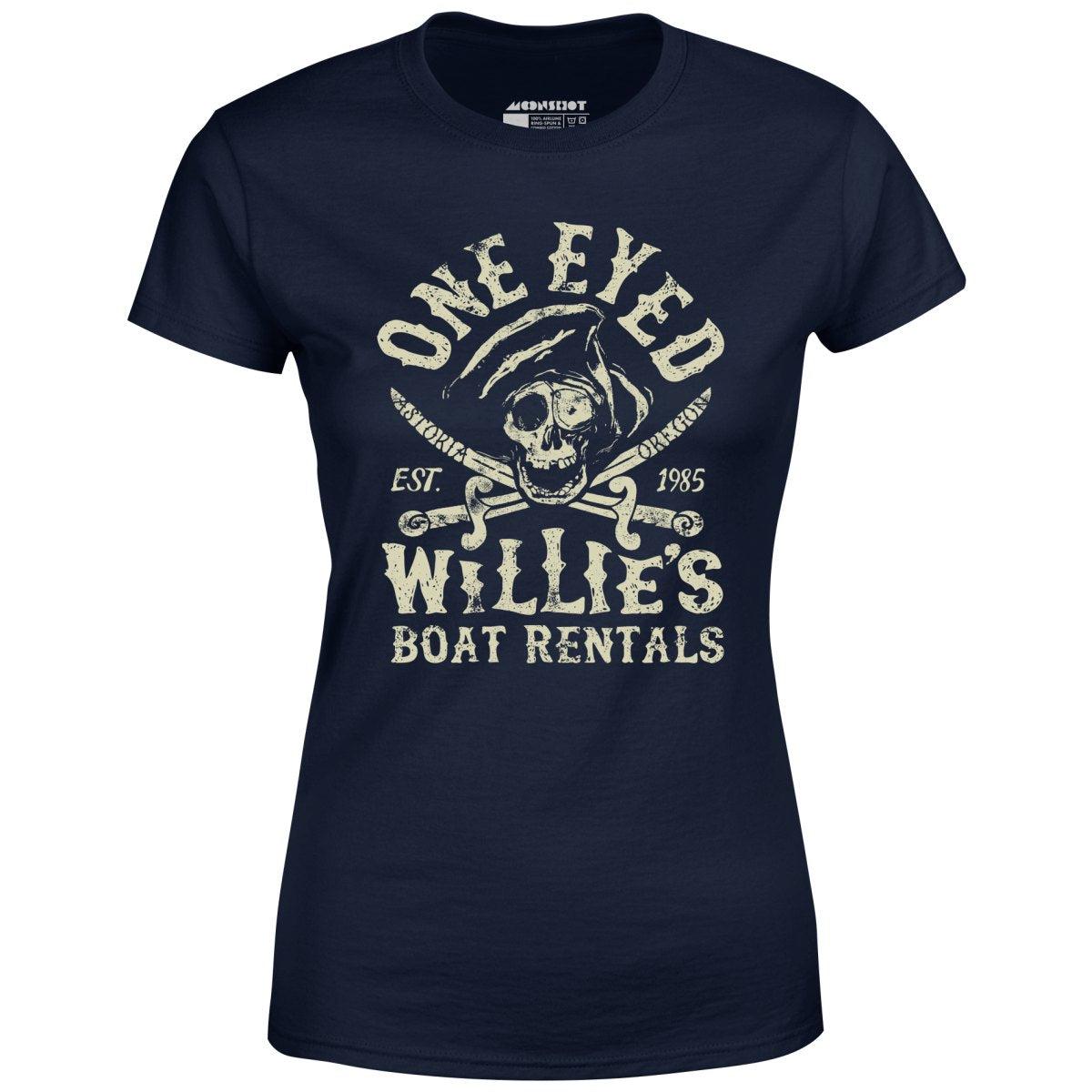 One Eyed Willie's Boat Rentals - Women's T-Shirt Female Product Image