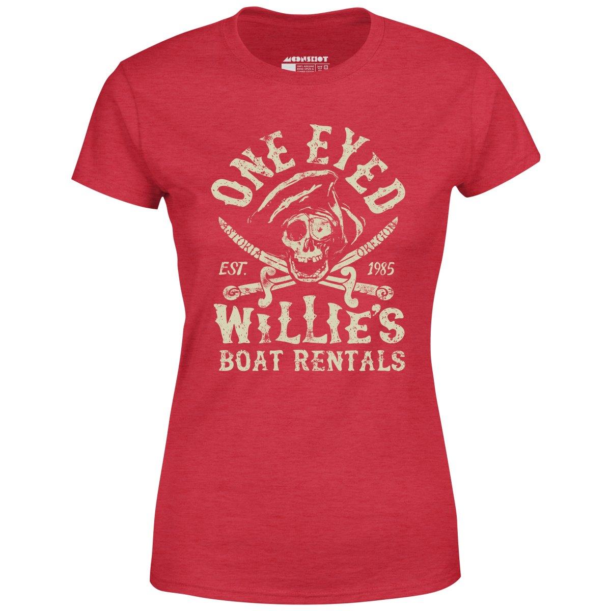 One Eyed Willie's Boat Rentals - Women's T-Shirt Female Product Image