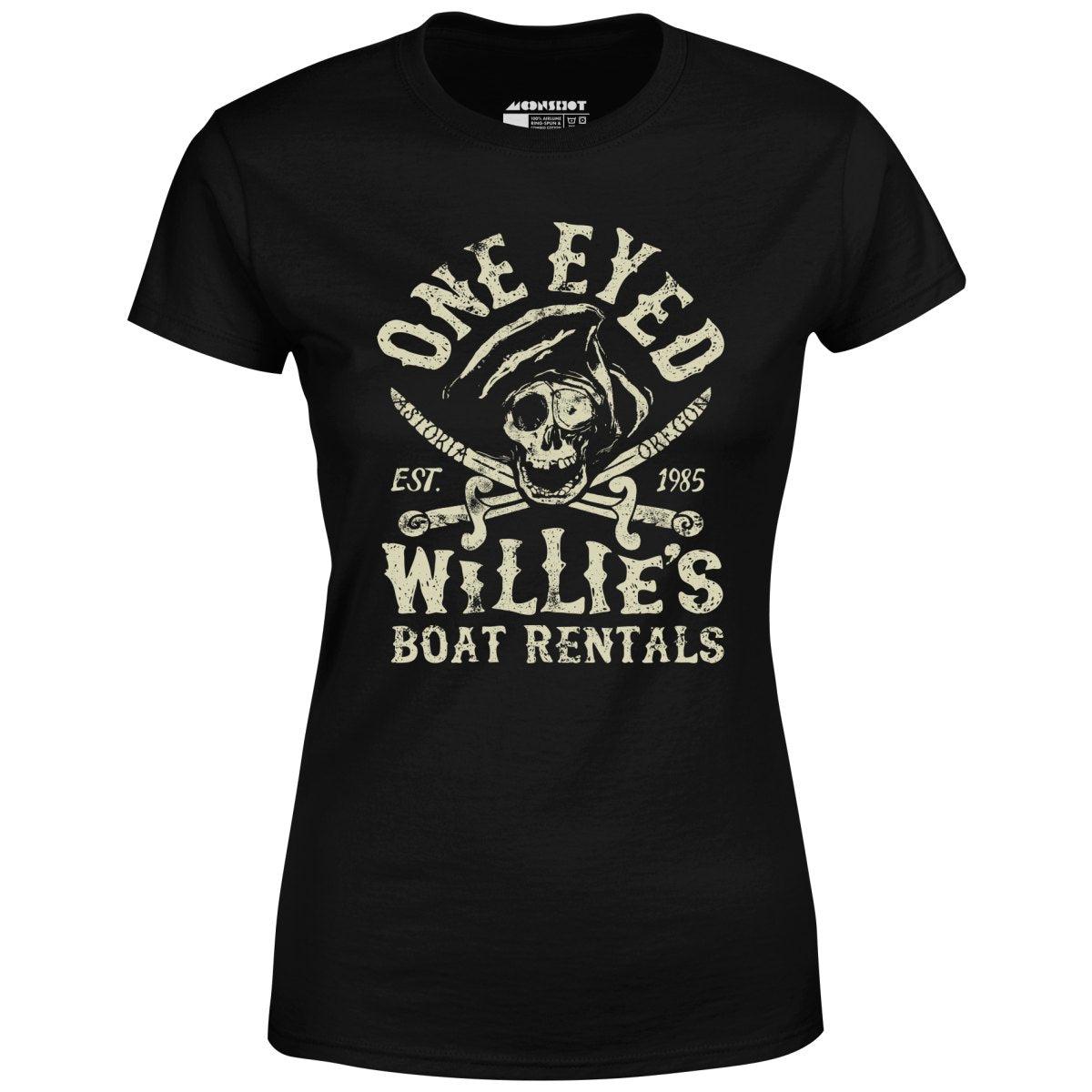 One Eyed Willie's Boat Rentals - Women's T-Shirt Female Product Image