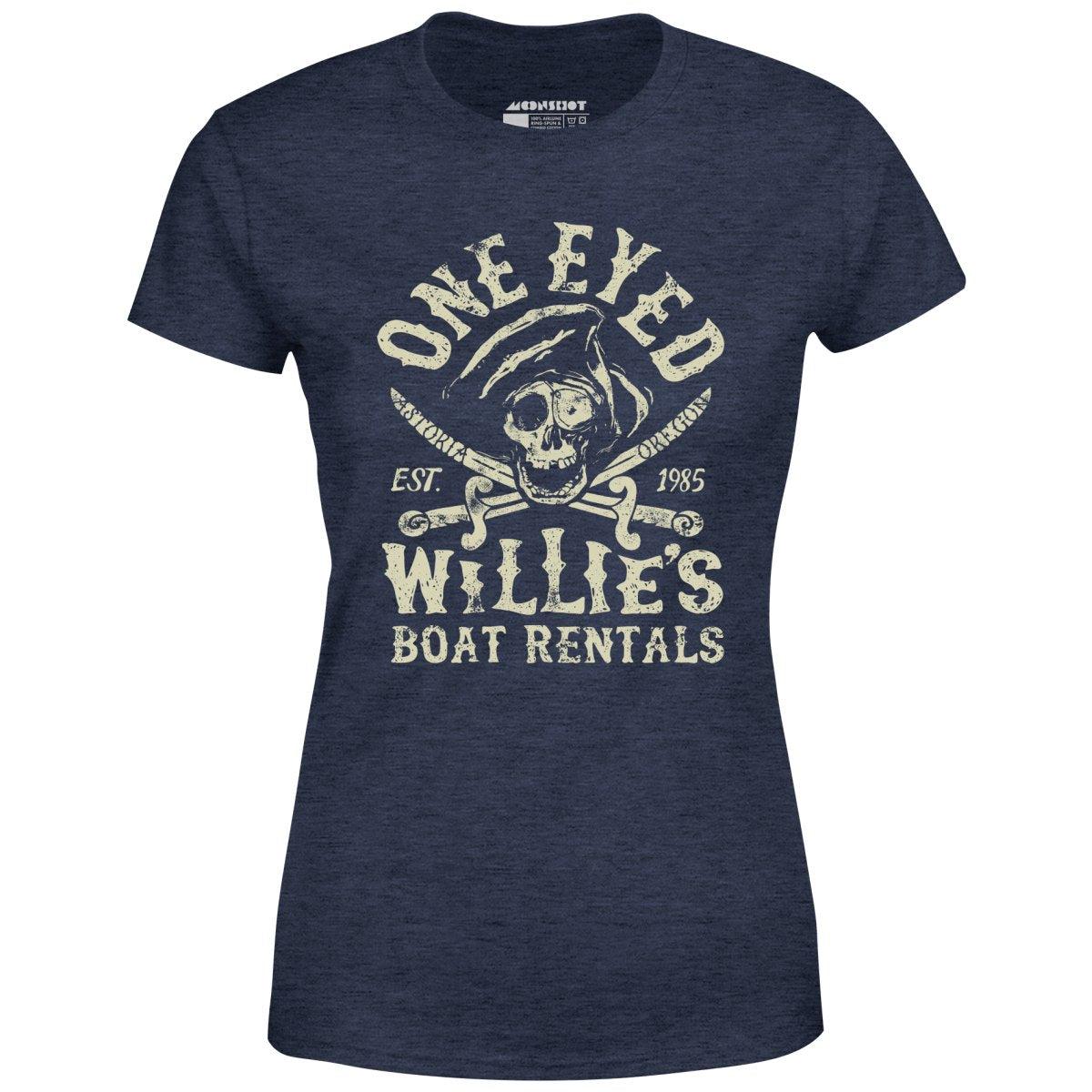 One Eyed Willie's Boat Rentals - Women's T-Shirt Female Product Image