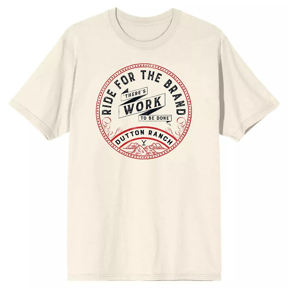 Men's Yellowstone Ride for the Brand Short Sleeve Graphic Tee, Size: XXL, White Product Image