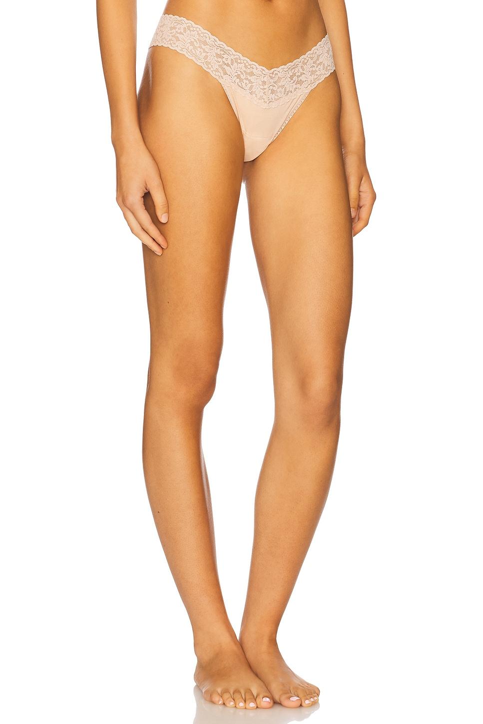 Supima Cotton? Low Rise Thong 3 Pack Hanky Panky Product Image