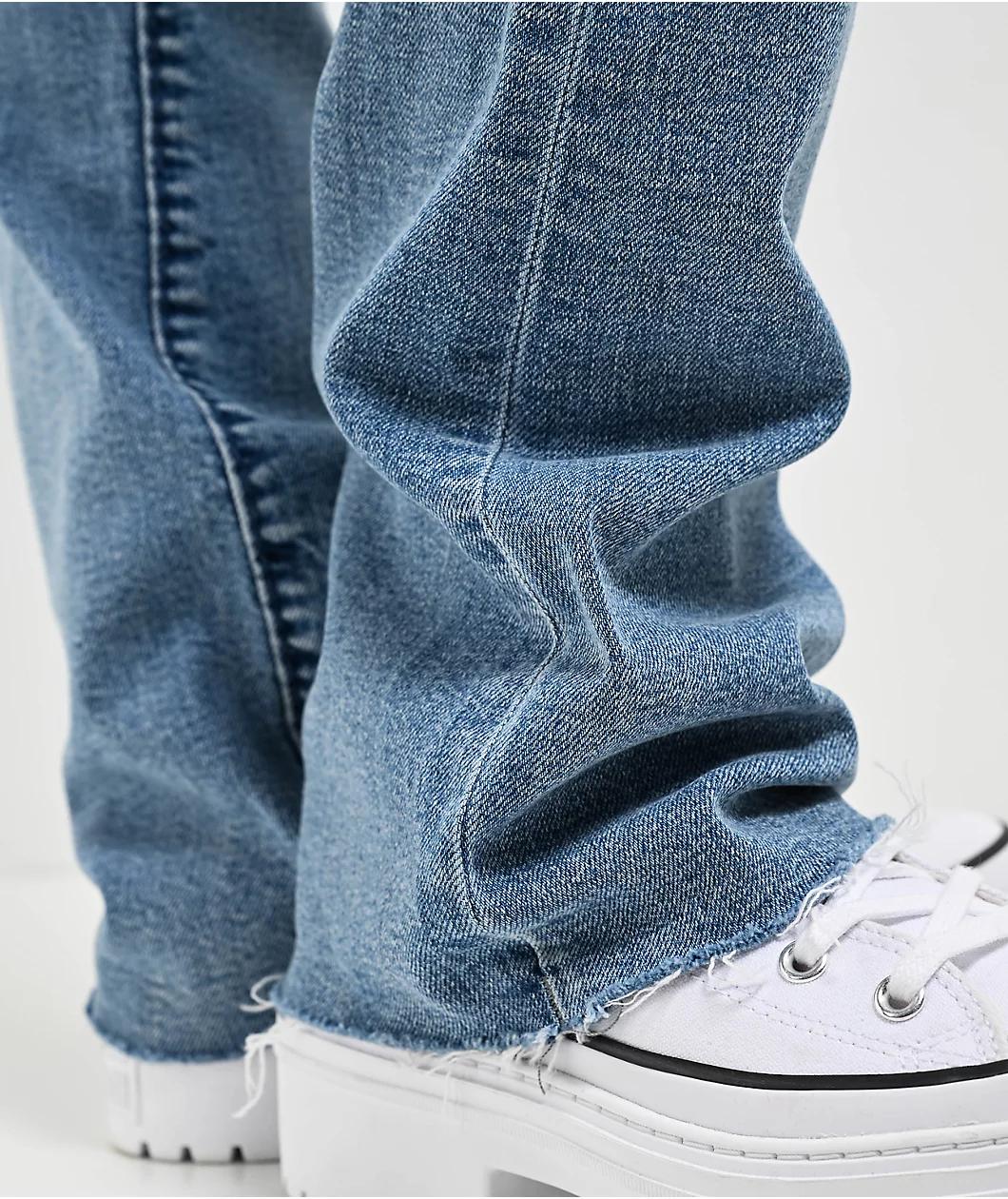 True Religion Becca Super T Stitch Water Dock Bootcut Jeans Product Image