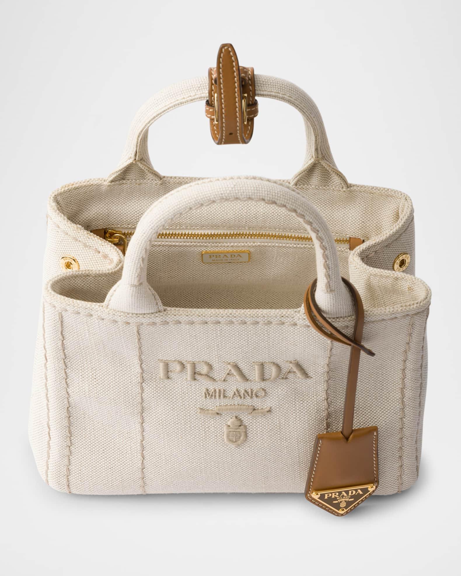 Linen-Blend Mini Crossbody Bag Product Image