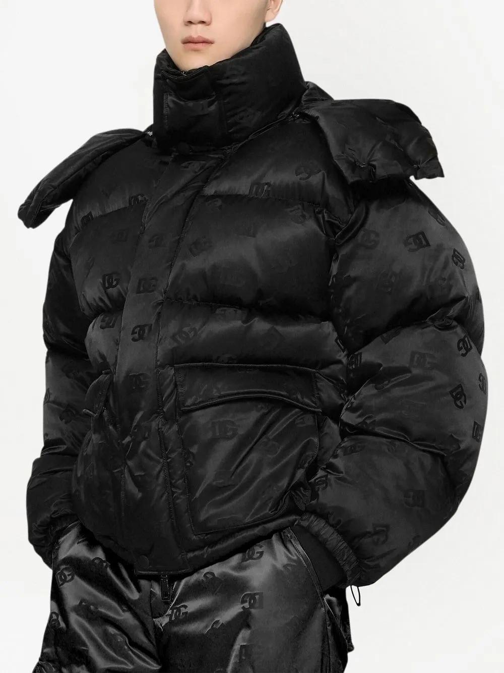 all-over logo-print padded jacket Product Image