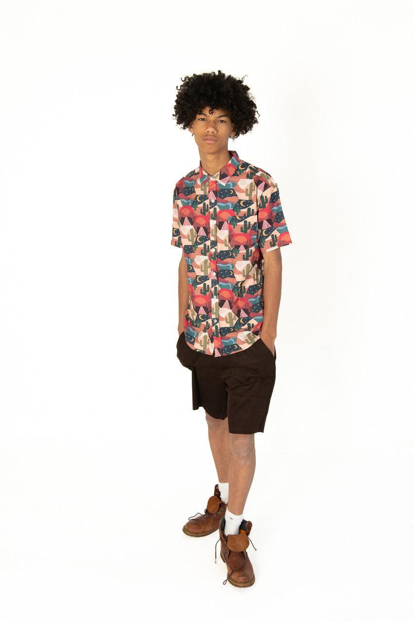 Coffee Cord Shorts Product Image