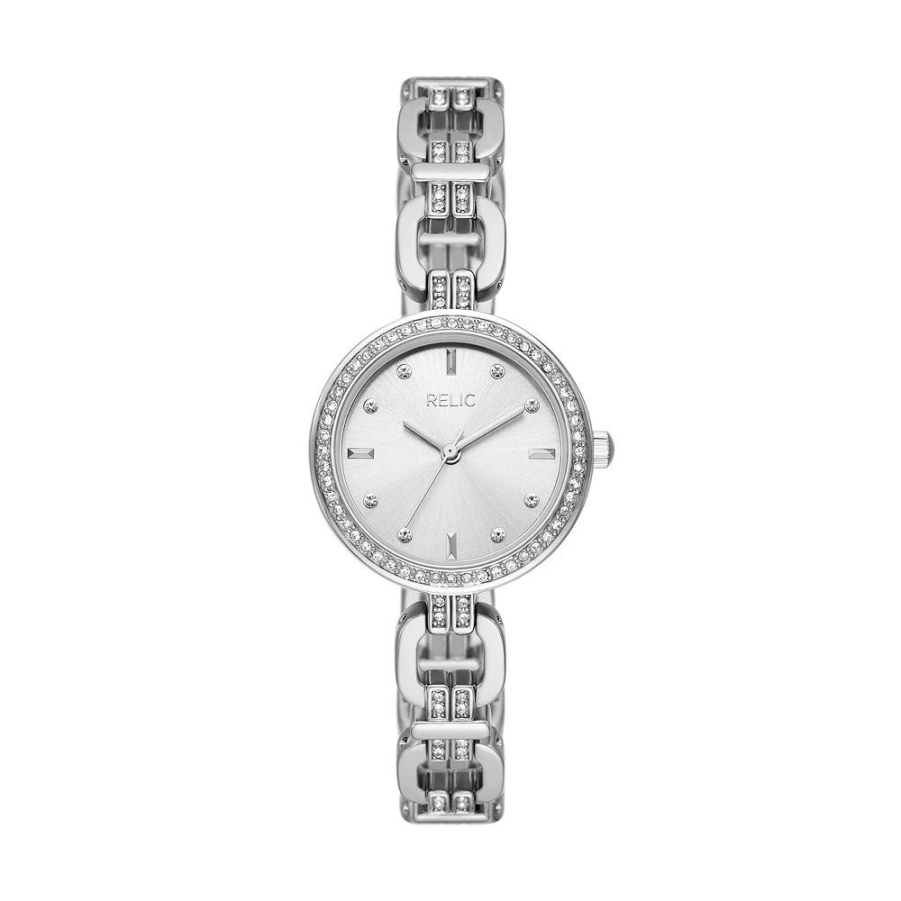 Relic By Fossil Women's Cora Silver Tone Link Watch - ZR34643, Size: Small Product Image