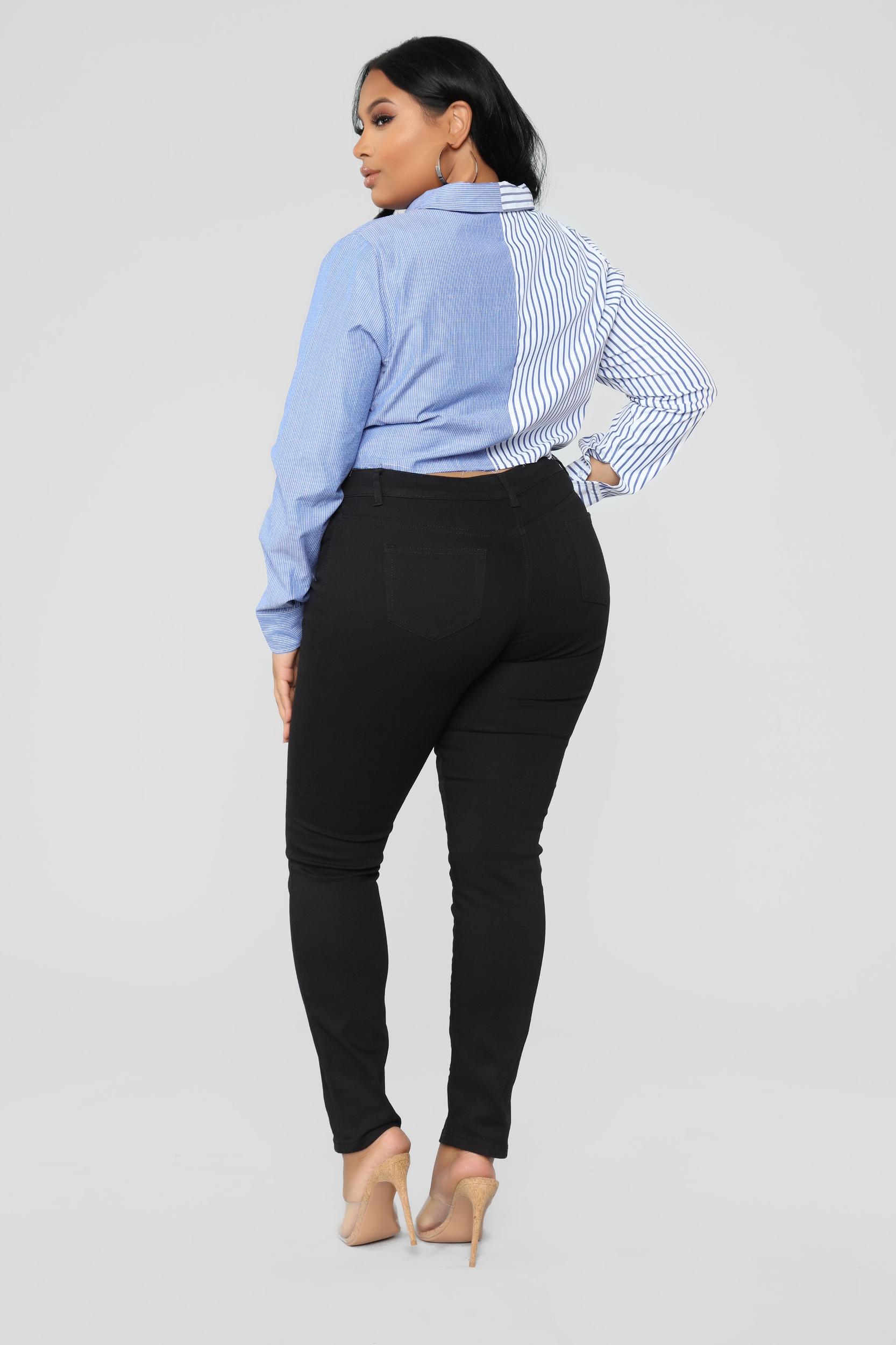 Skinny Uniform Pants - Black Product Image