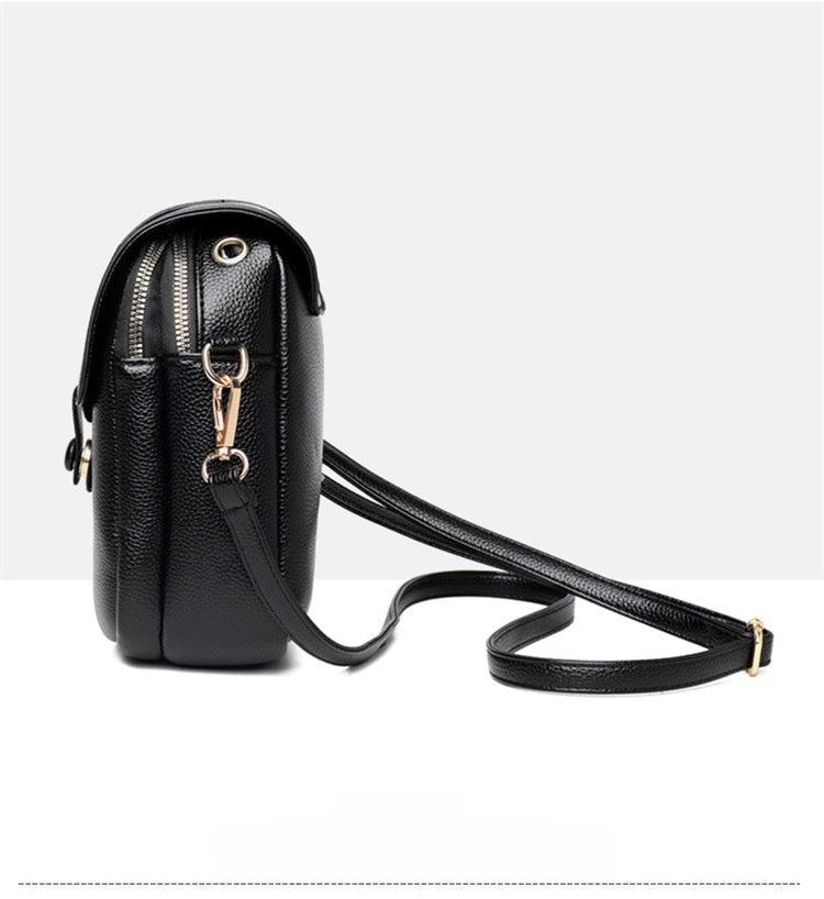 Lior's Timeless Retro Leather Shoulder Bag Product Image