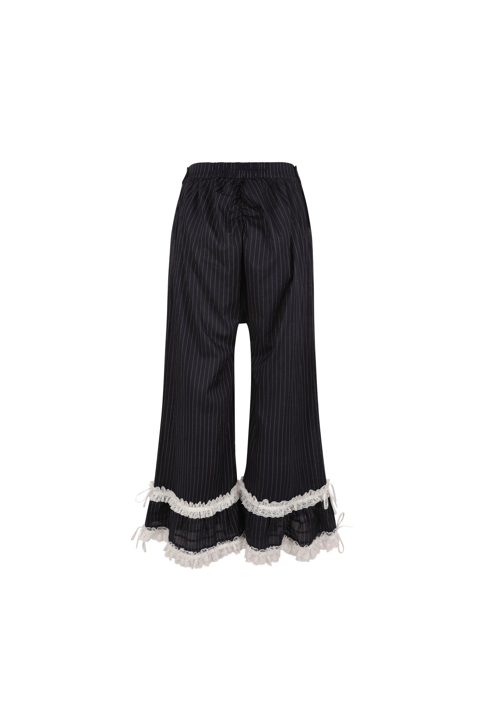 The Pinstripe Duchess Corset Product Image