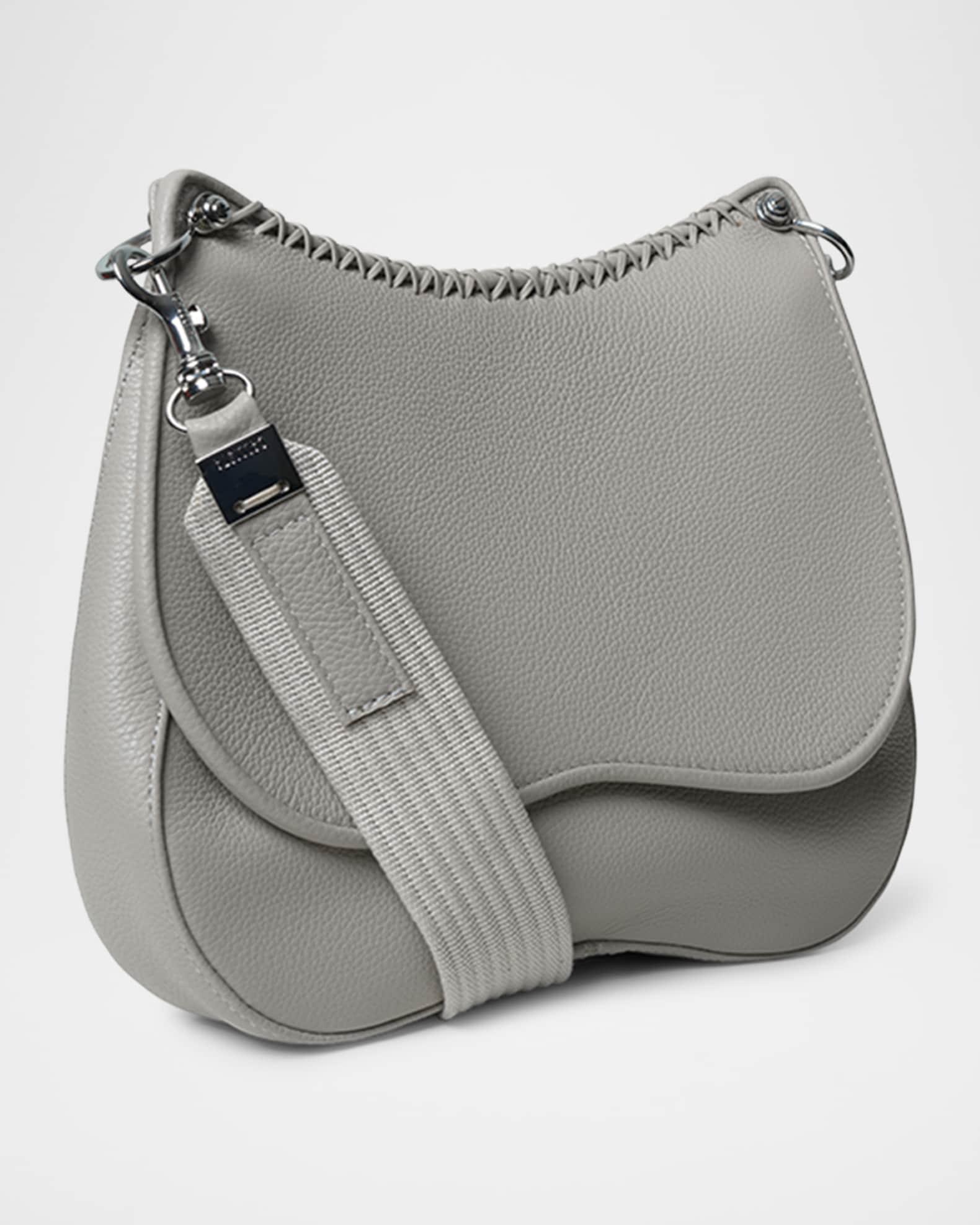 Medium Saddle Grained Leather Crossbody Bag Product Image