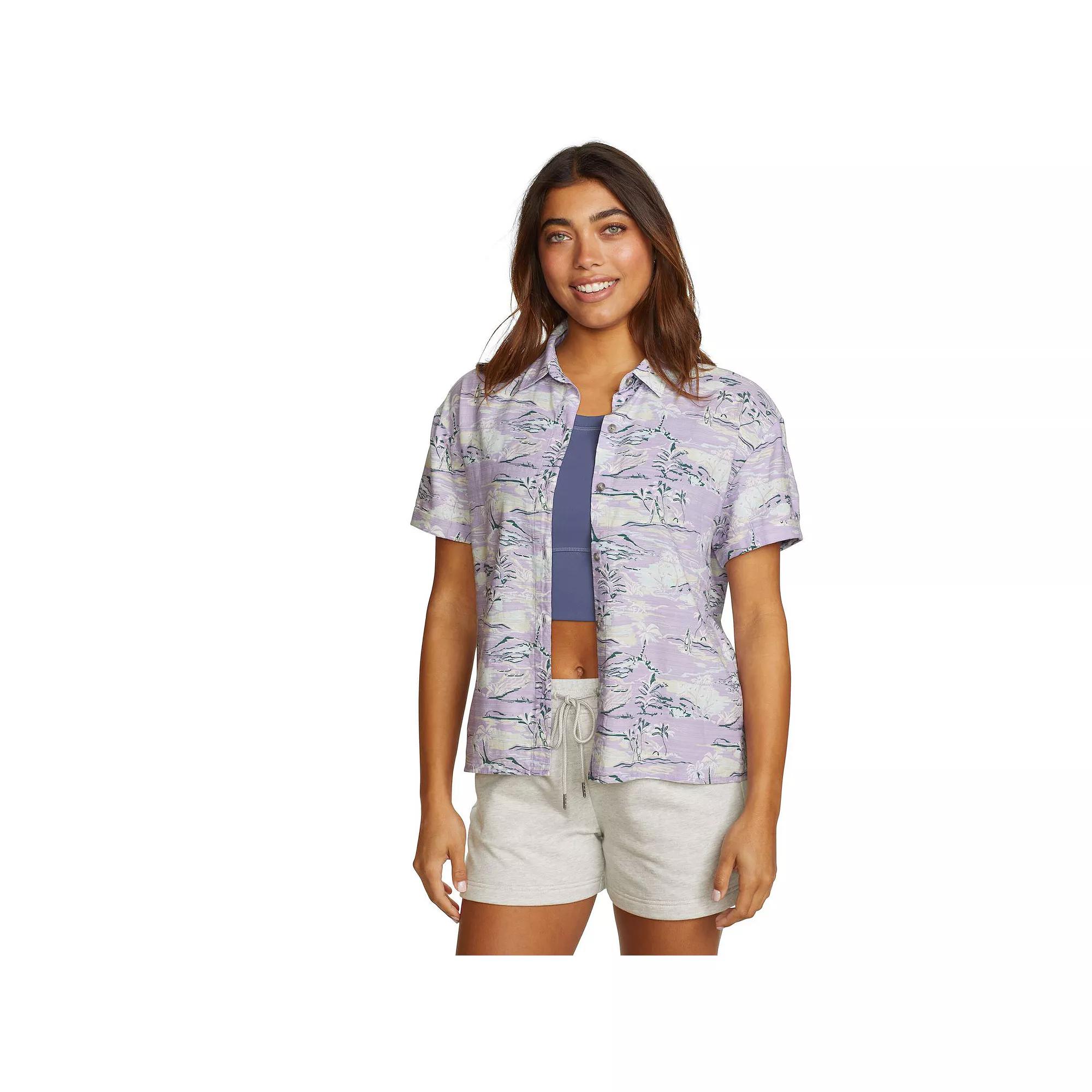 Women's Eddie Bauer Button-Down Baja Shirt,  Product Image