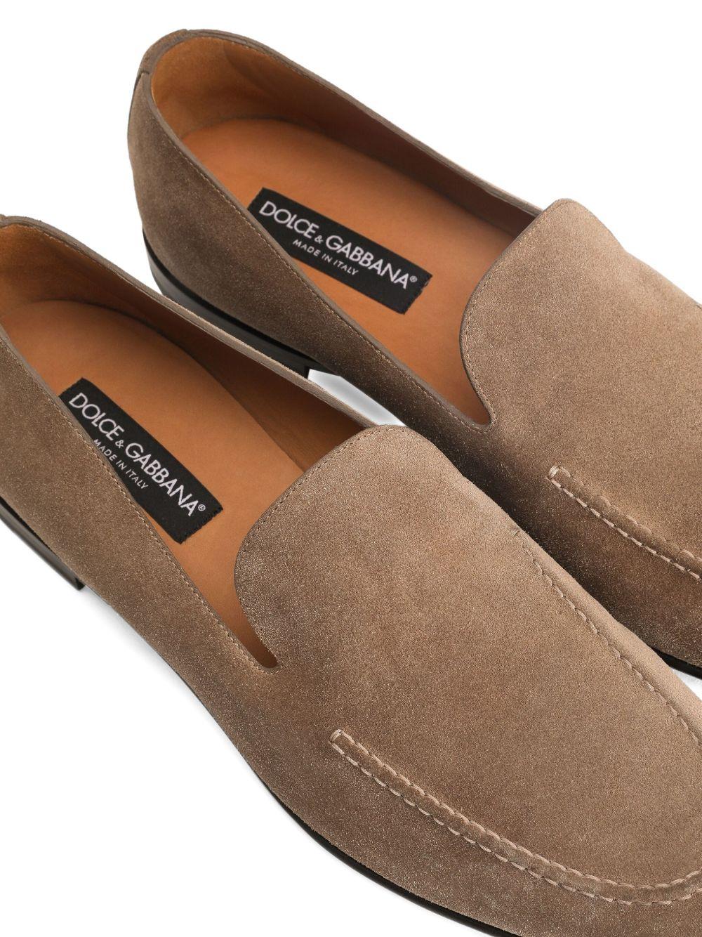 Split suede loafers Product Image