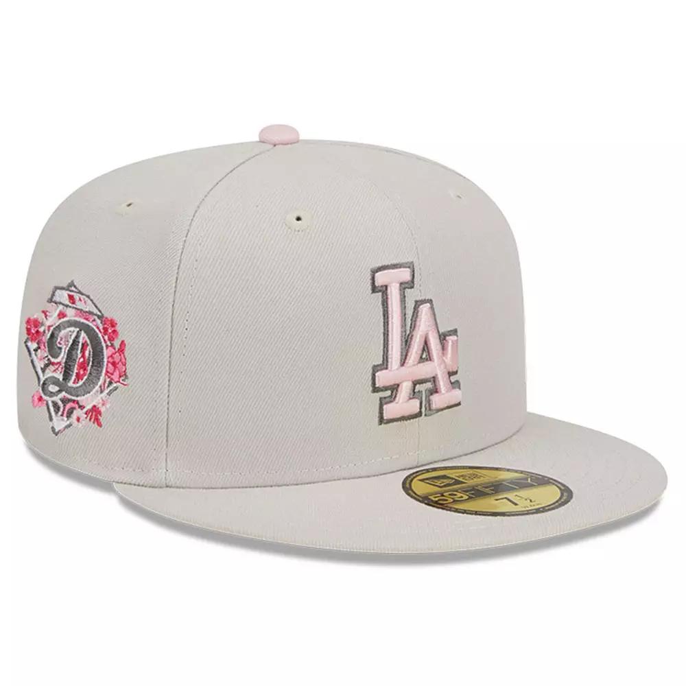 Men's New Era  Khaki Los Angeles Dodgers 2023 Mother's Day On-Field 59FIFTY Fitted Hat, Size: 8, Beig K Product Image