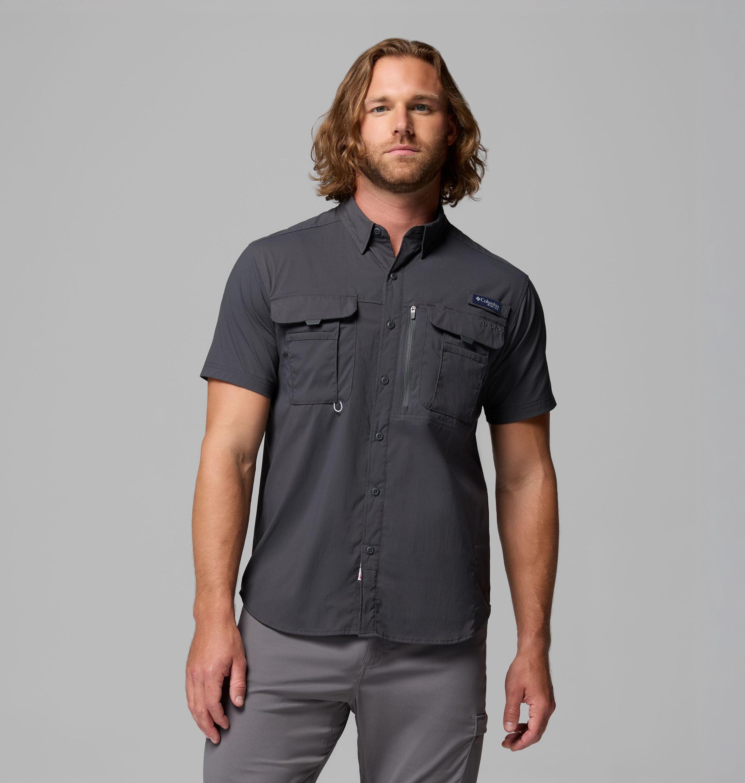 Columbia Mens PFG Bahama Elite Short Sleeve Shirt- Product Image