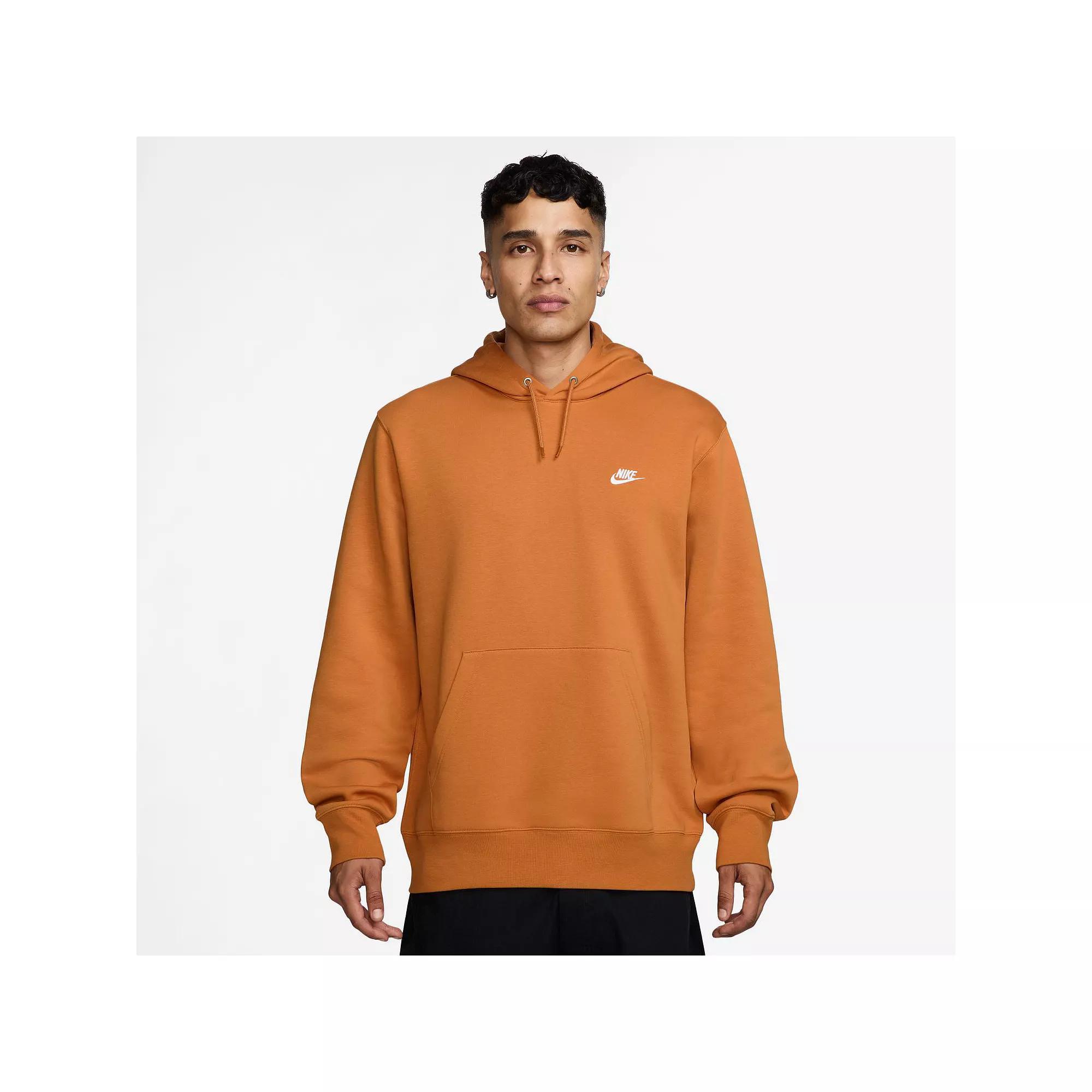 Big & Tall Nike Club Pull-Over Fleece Hoodie, Men's,  Product Image