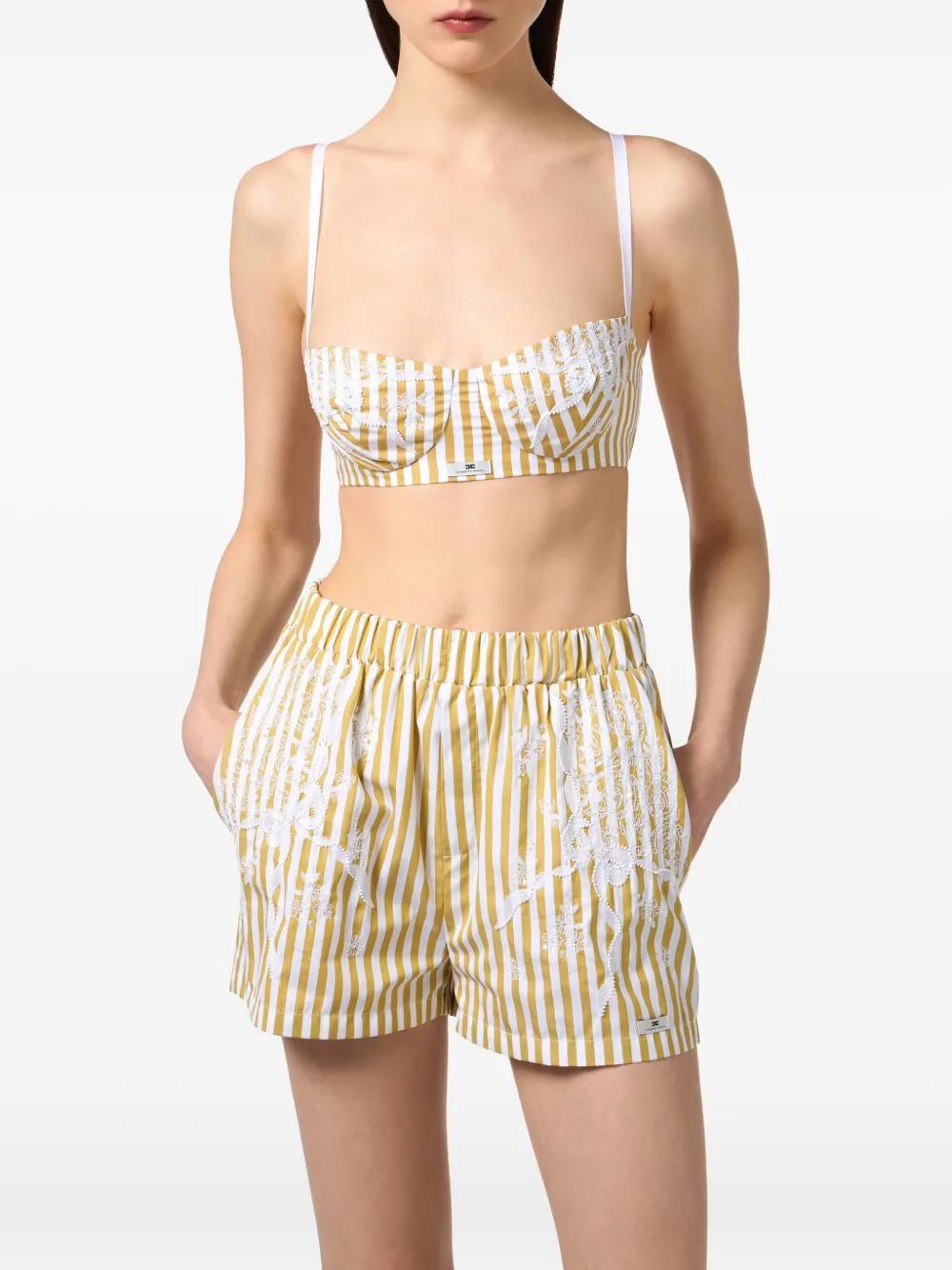 striped bra Product Image