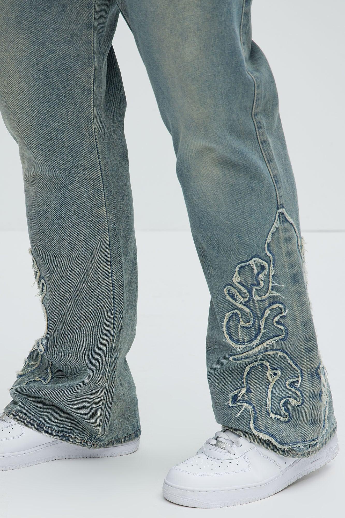 Tumble Slim Flare Jeans - Light Blue Wash Product Image