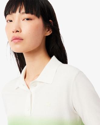 Women's Classic Fit Ombré Effect Knit Polo Product Image