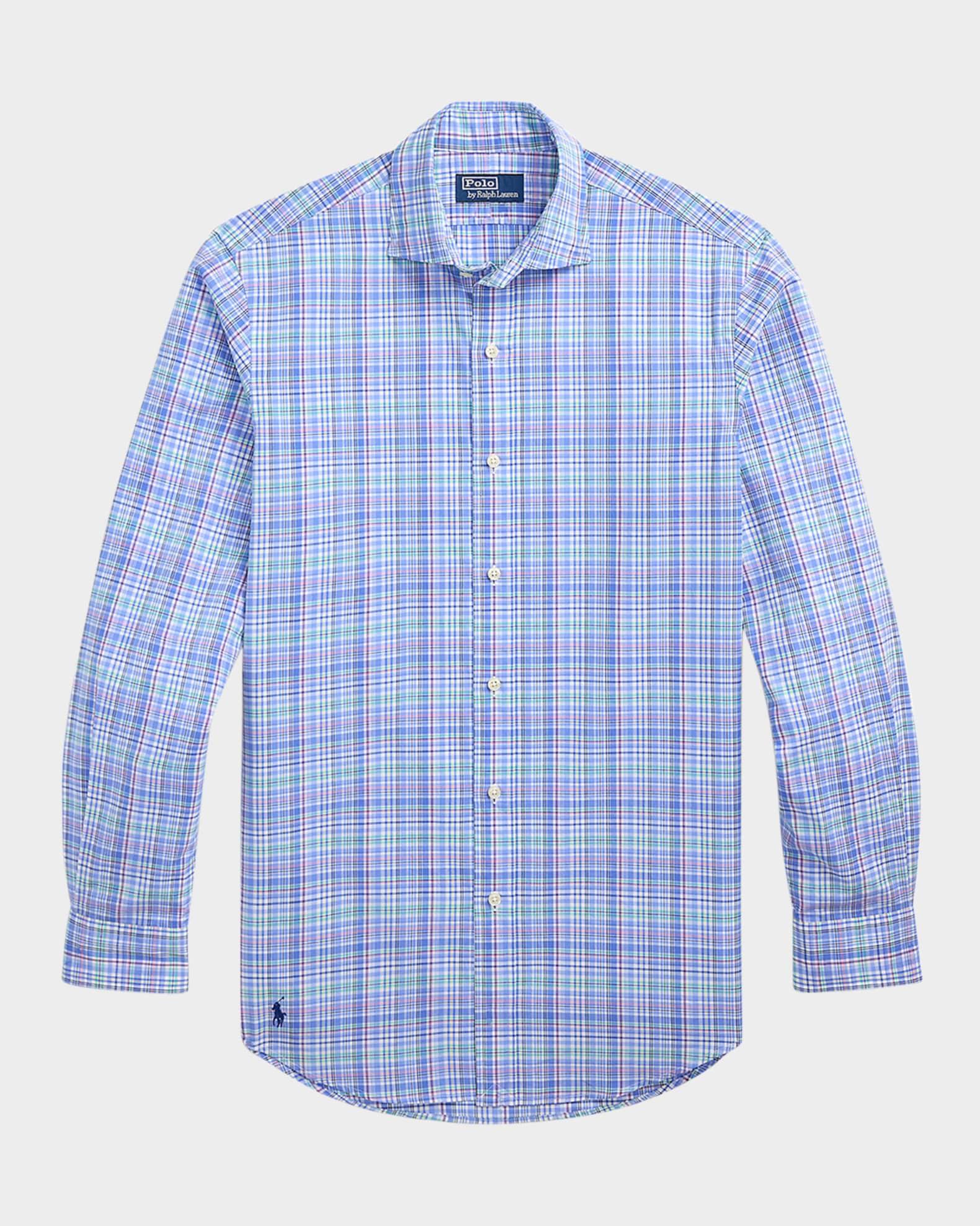 Mens Classic Fit Poplin Button-Front Shirt Product Image