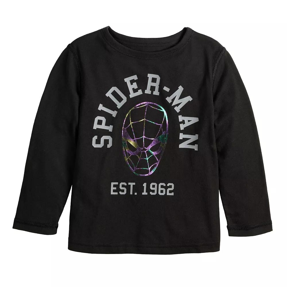 Toddler & Boys 4-12 Jumping Beans® Marvel Spider-Man Long Sleeve Adaptive Graphic Tee, Toddler Boy's, Spider Man Product Image