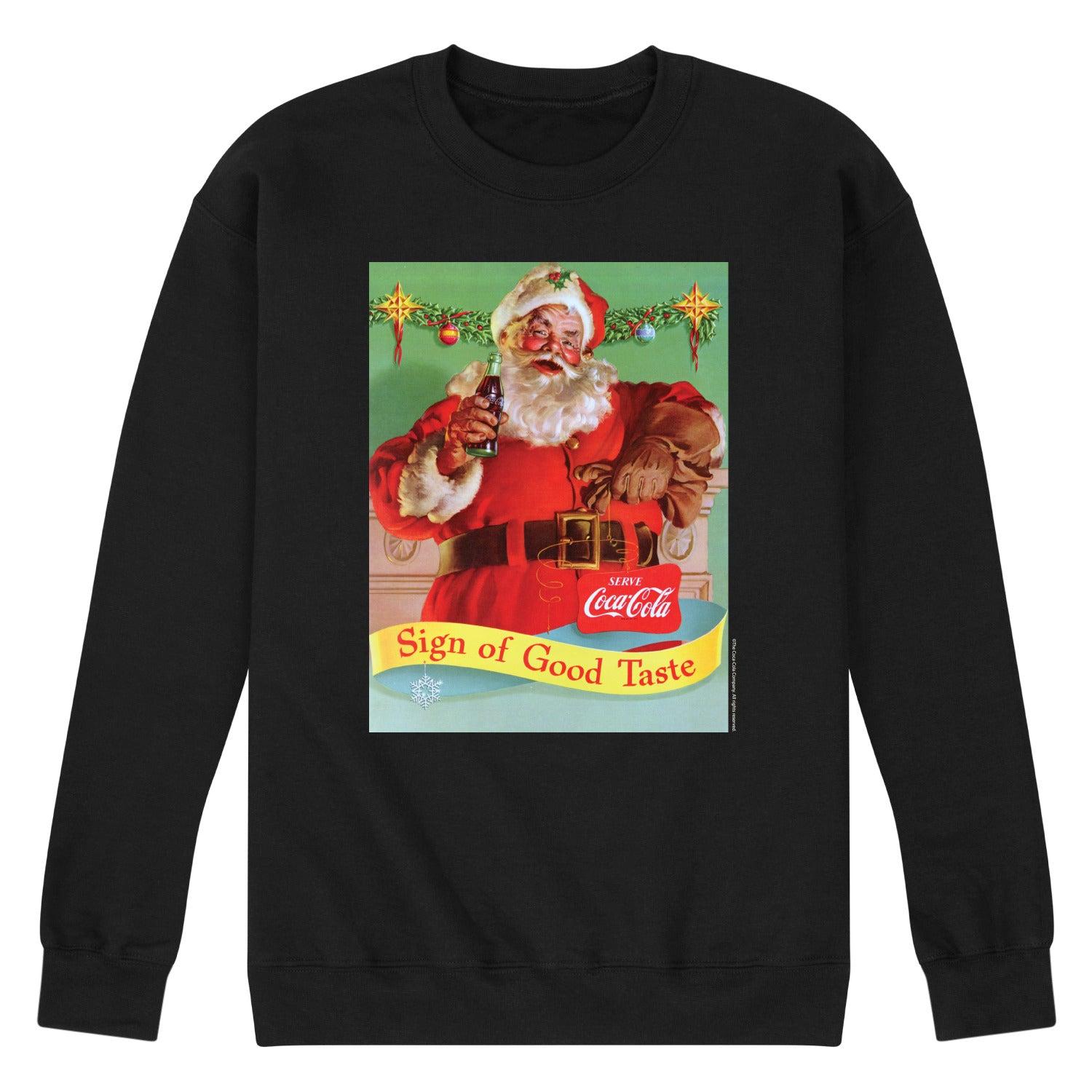 Men's CocaCola Sip Of Good Taste Sweatshirt,  Product Image