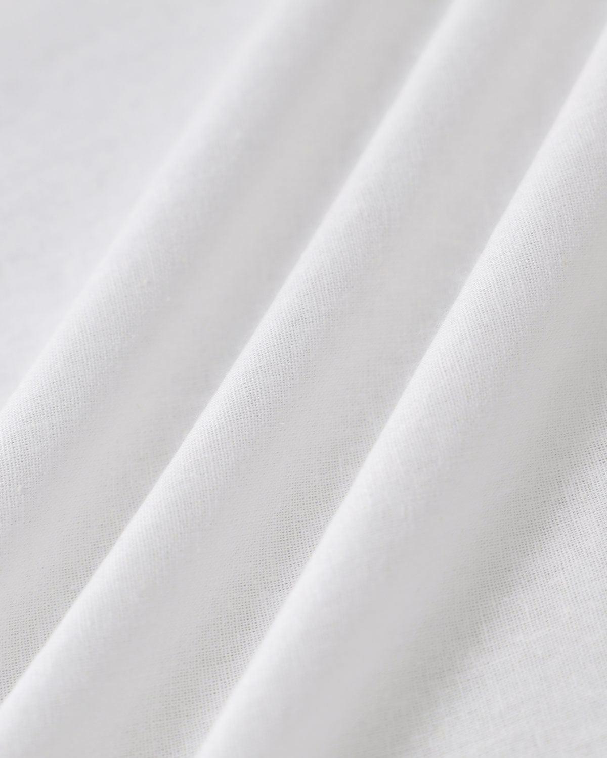 White Lace Pleated Shirt Product Image