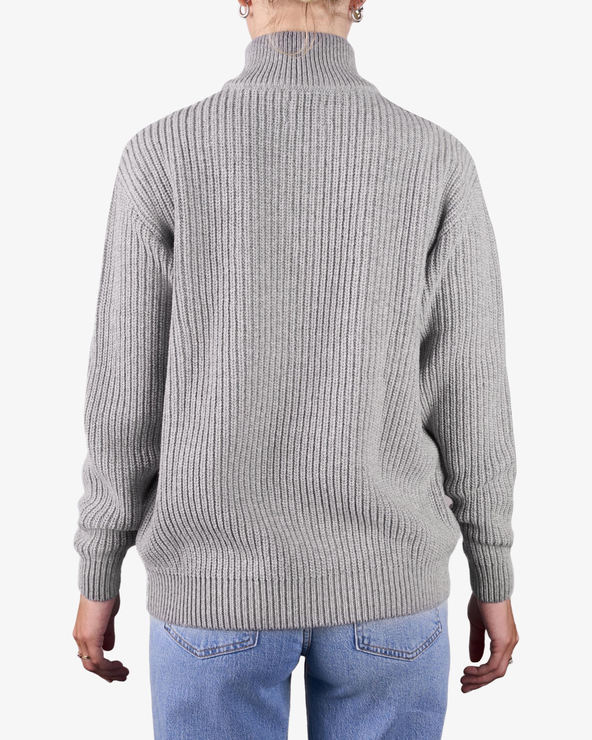 Merino Quarter Zip - Dusty Olive Product Image