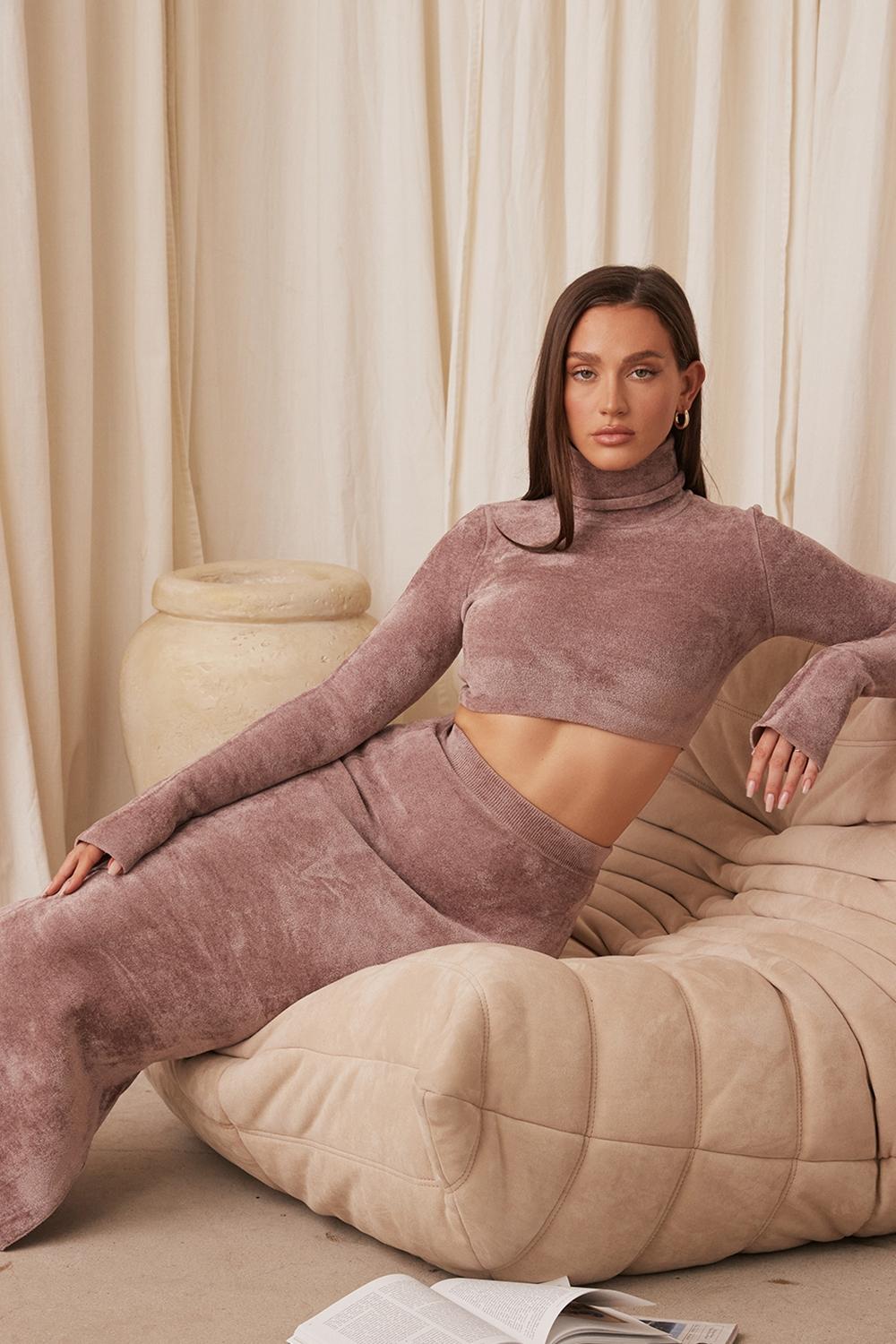 Rene  rose chenille maxi skirt - sale Product Image