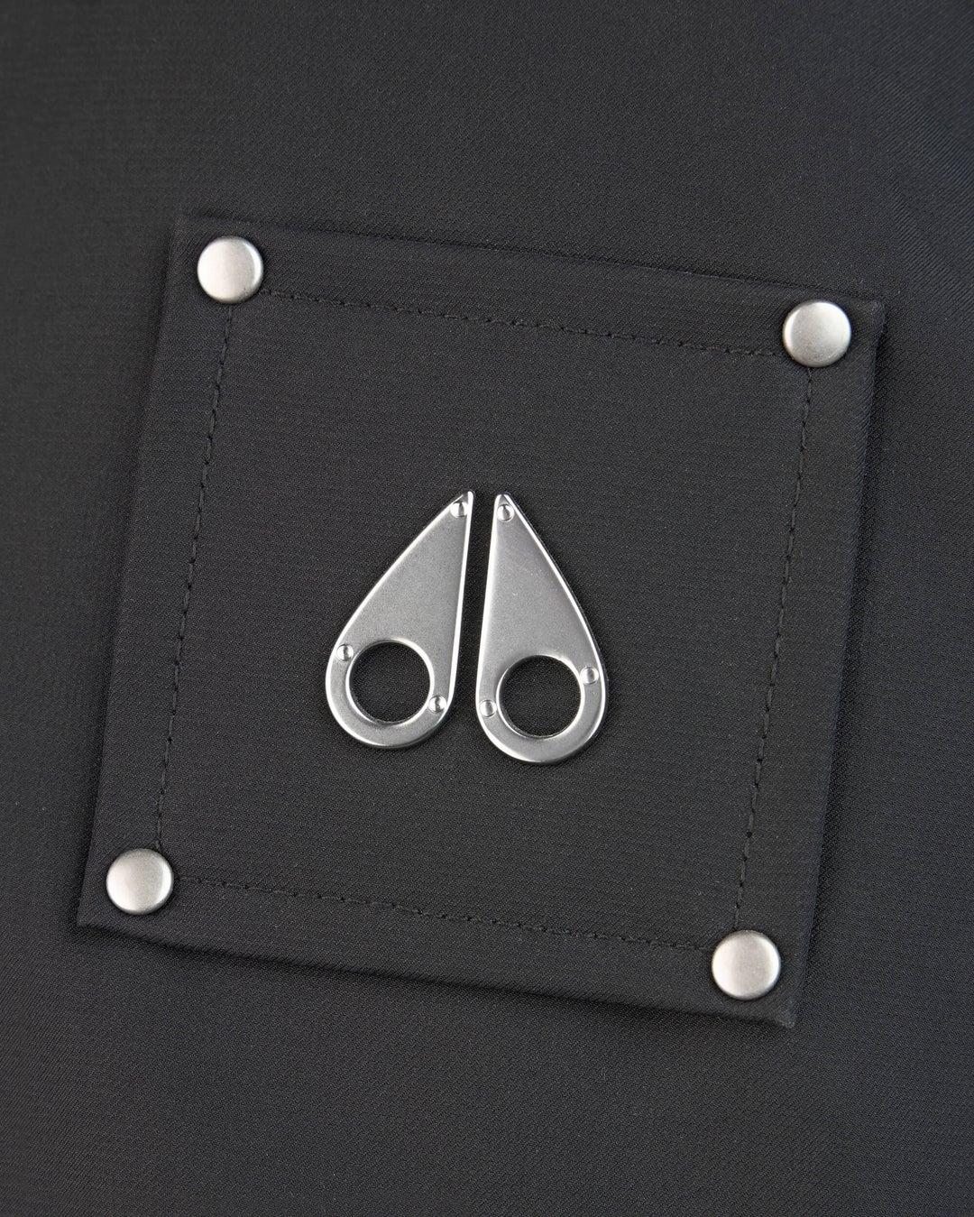 Moose Knuckles Womens Cloud Parka in Black with Black Shearling Product Image