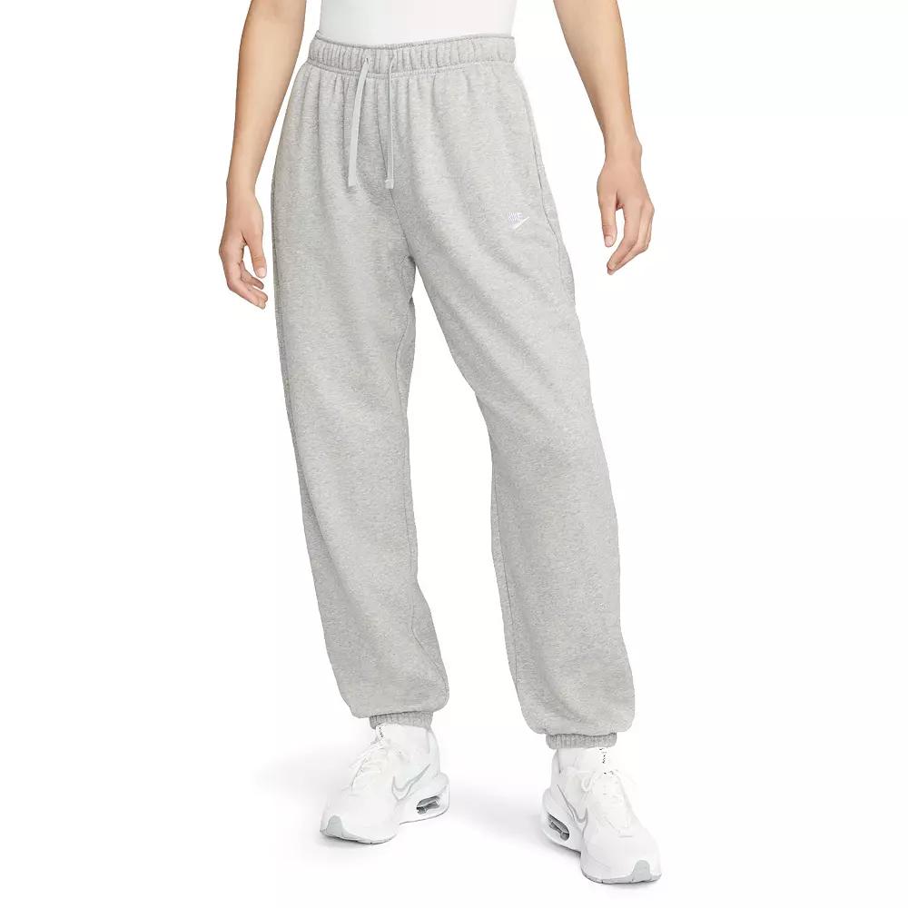 Women's Nike Sportswear Club Fleece Mid-Rise Oversized Sweatpants Product Image