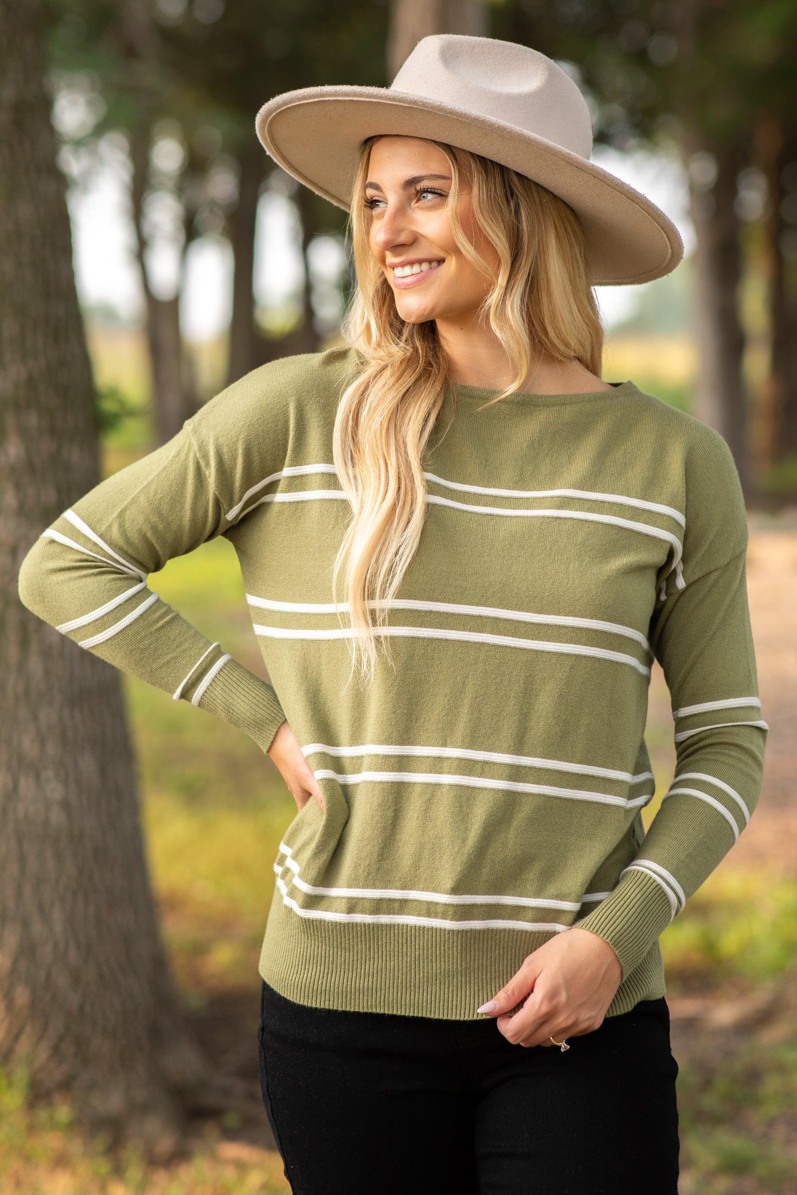 Textured Stripe Boat Neck Sweater Product Image