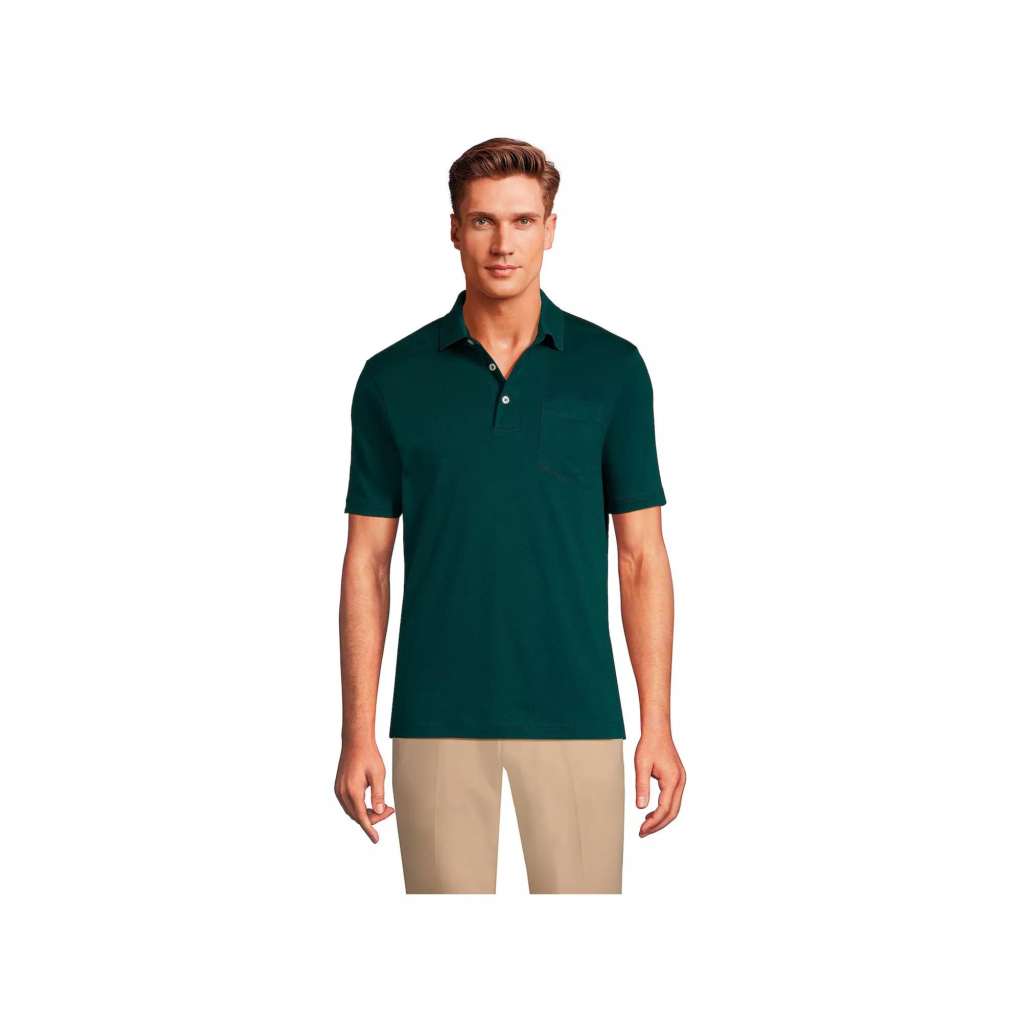 Big & Tall Lands' End Supima Polo, Men's,  Product Image