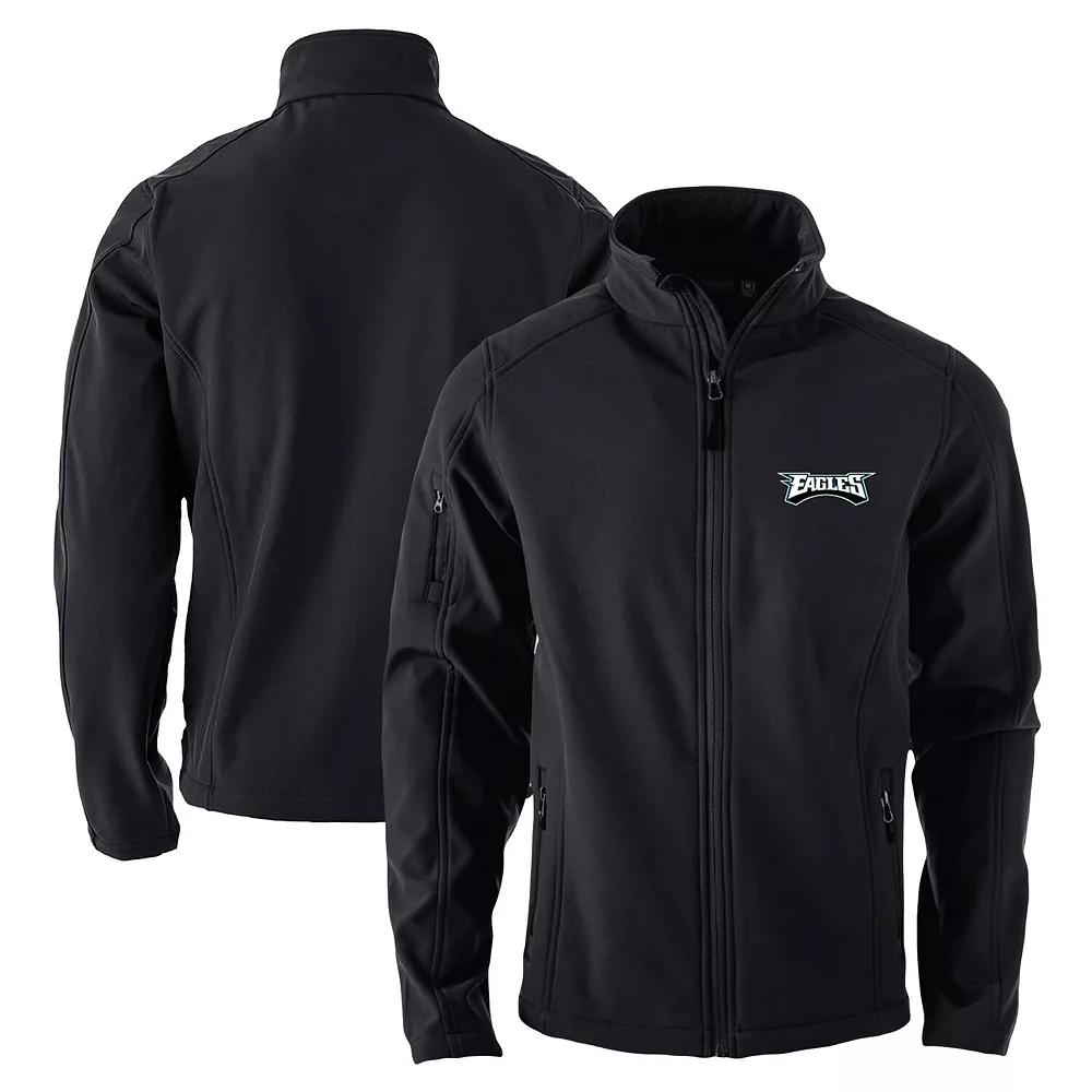 Men's Dunbrooke Black Philadelphia Eagles Sonoma Softshell Full-Zip Jacket,  Product Image