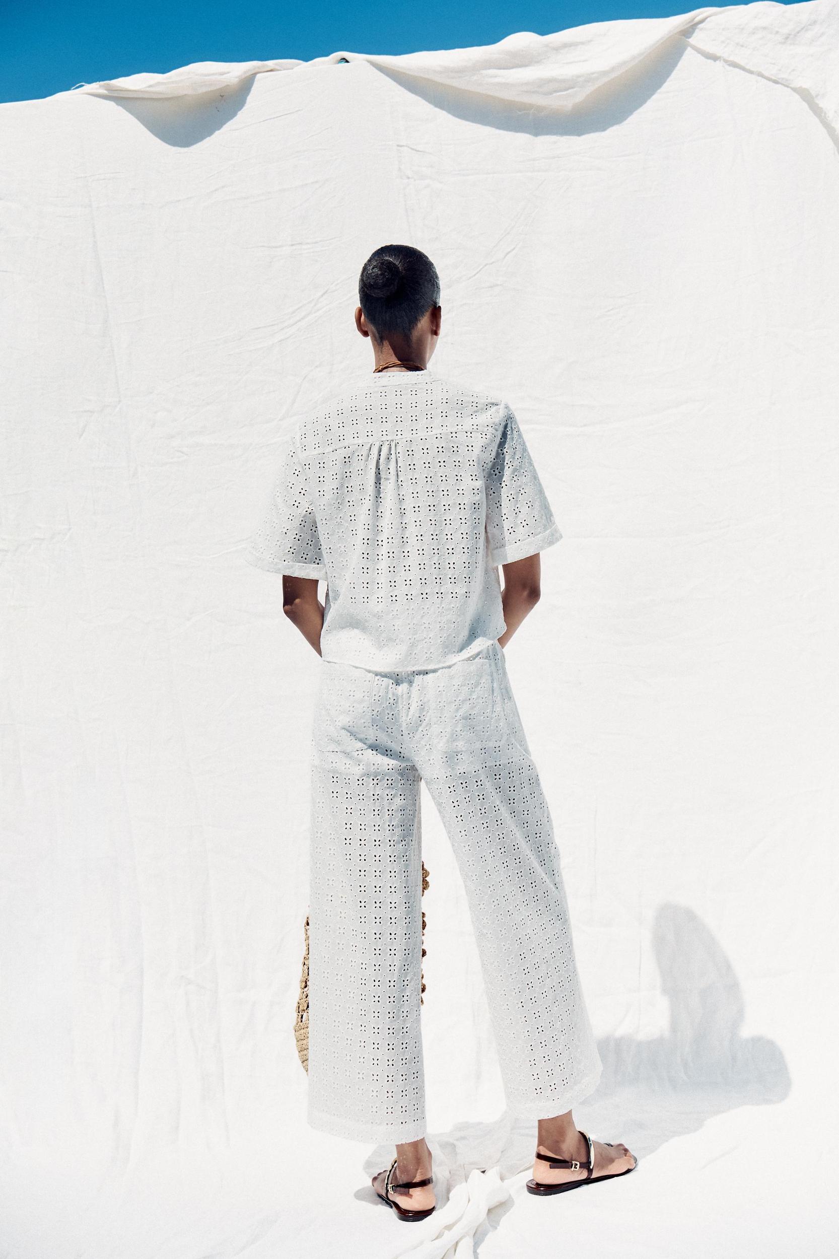 OPENWORK EMBROIDERY CULOTTES Product Image