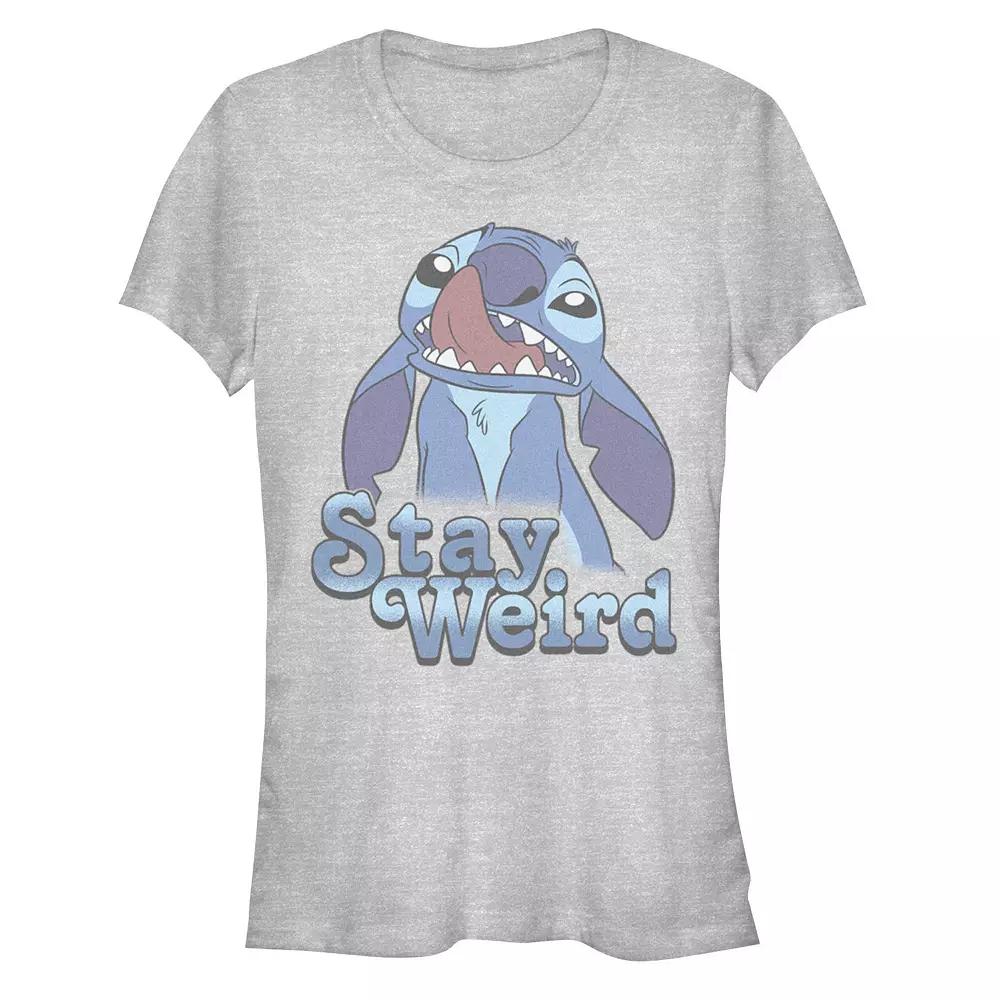 Disney's Lilo & Stitch Women's Stay Weird Stitch Tee, Girl's,  Product Image