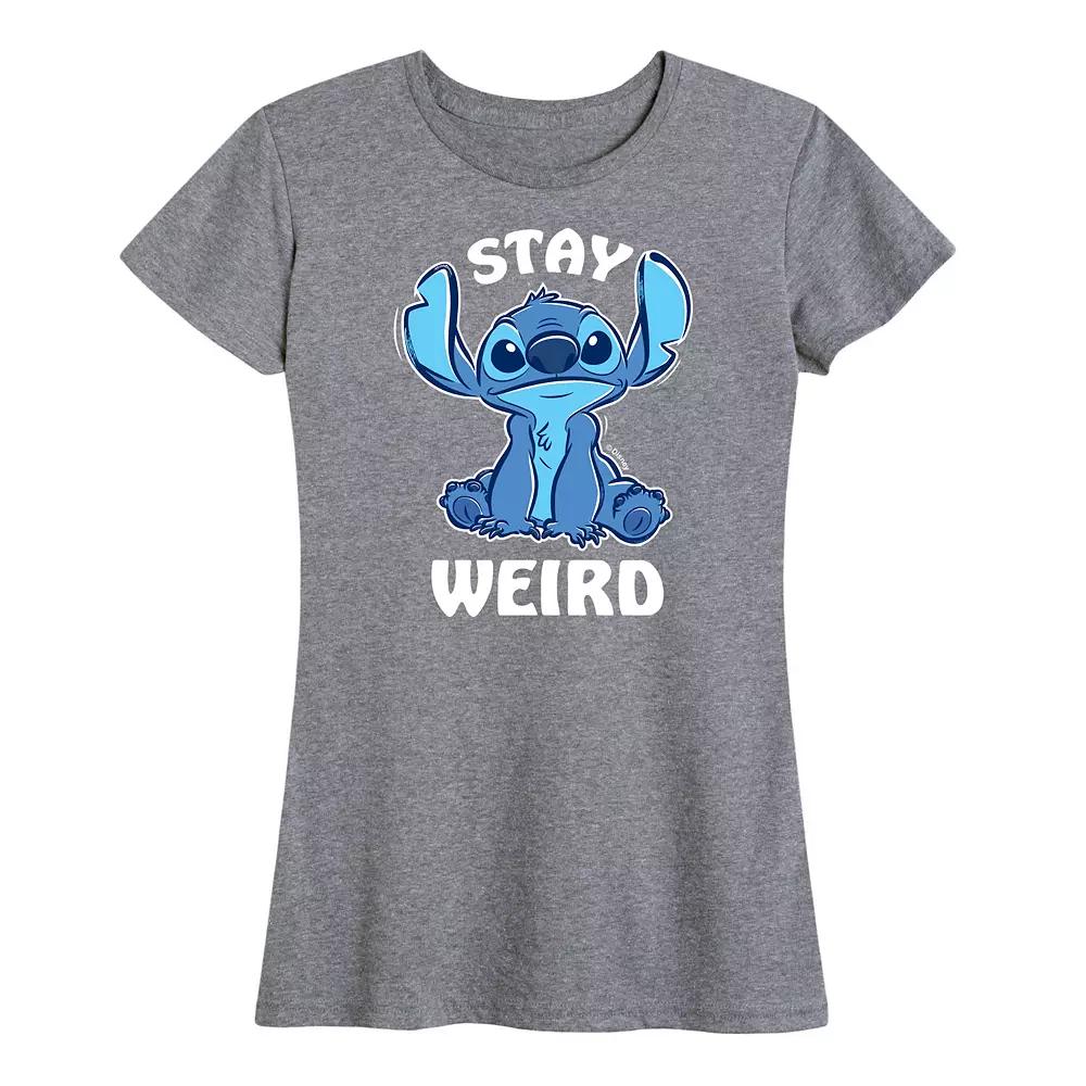 Disney's Lilo & Stitch Women's Stay Weird Graphic Tee,  Product Image