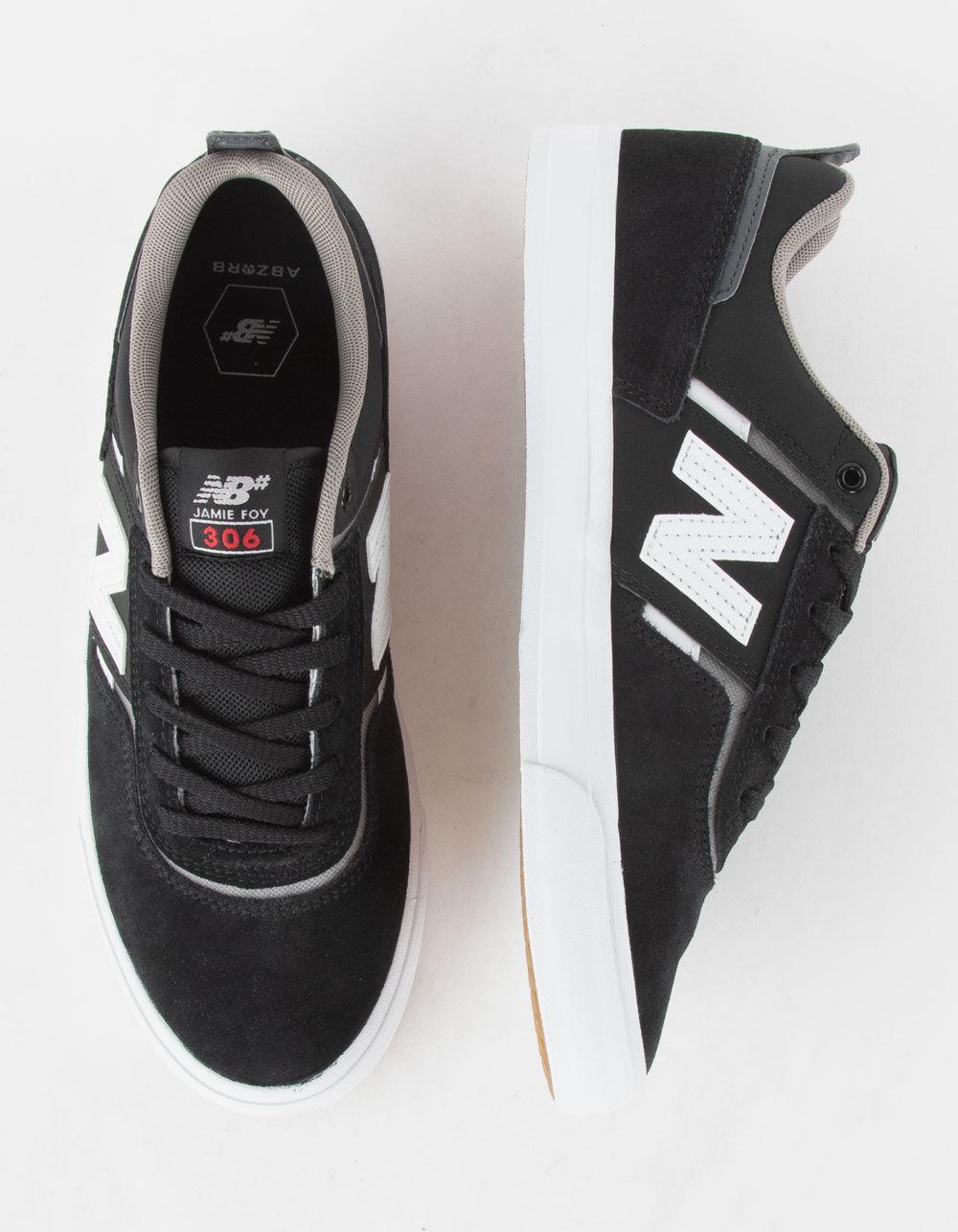 NEW BALANCE Numeric Jamie Foy 306 Mens Shoes - BLACK/WHITE Product Image