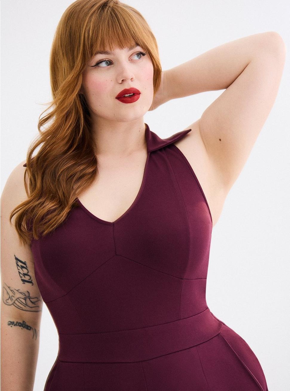 Retro Chic Halter Jumpsuit Product Image