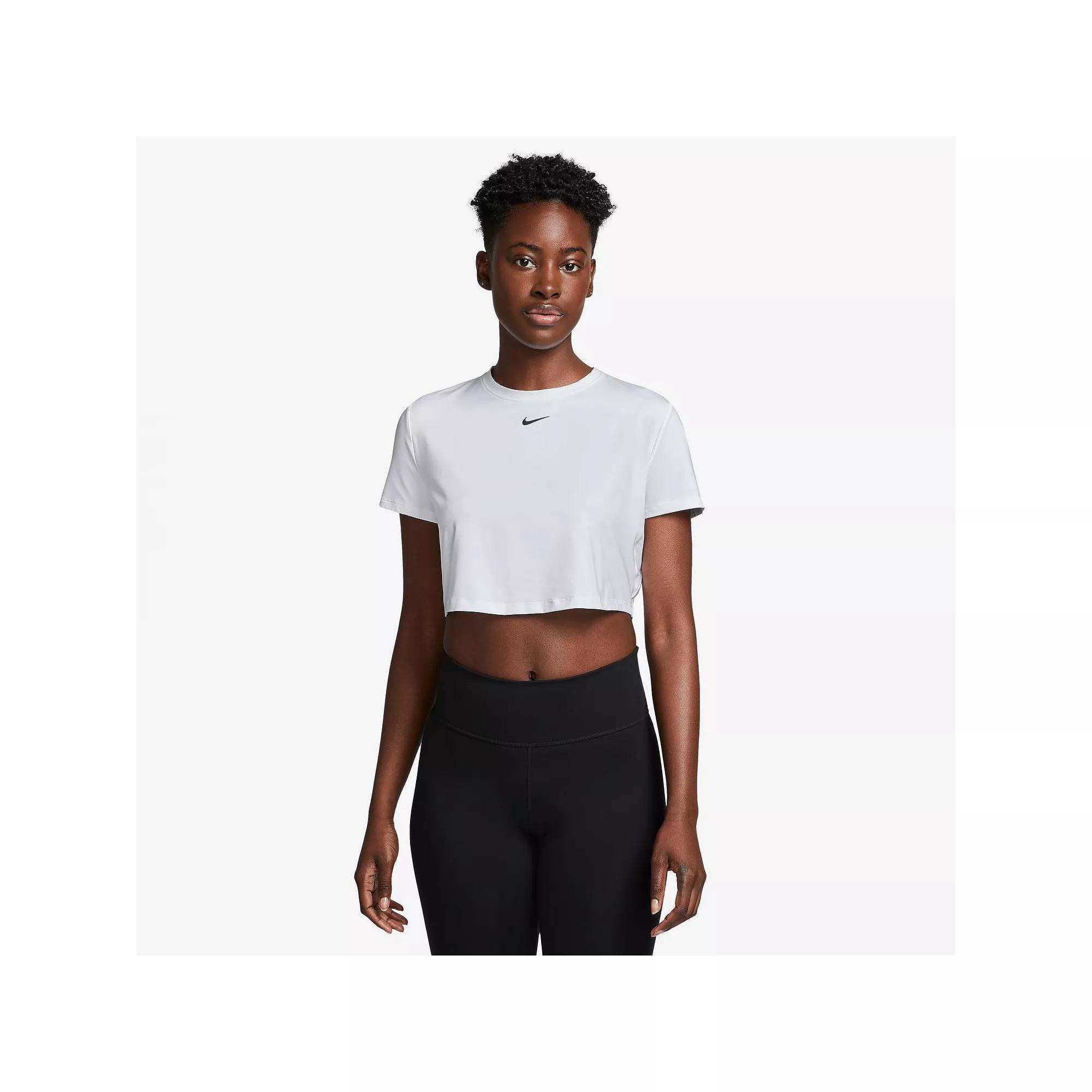 Women's Nike One Dri-FIT Crop Short Sleeve Top,  Product Image