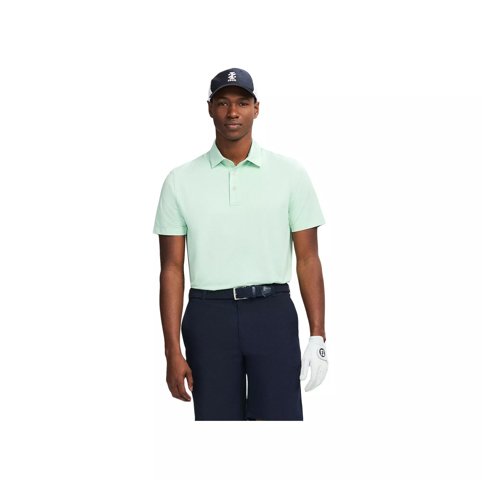 Men's IZOD Swingflex Elite Golf Short Sleeve Polo Shirt, Size: Small, Light Green Product Image