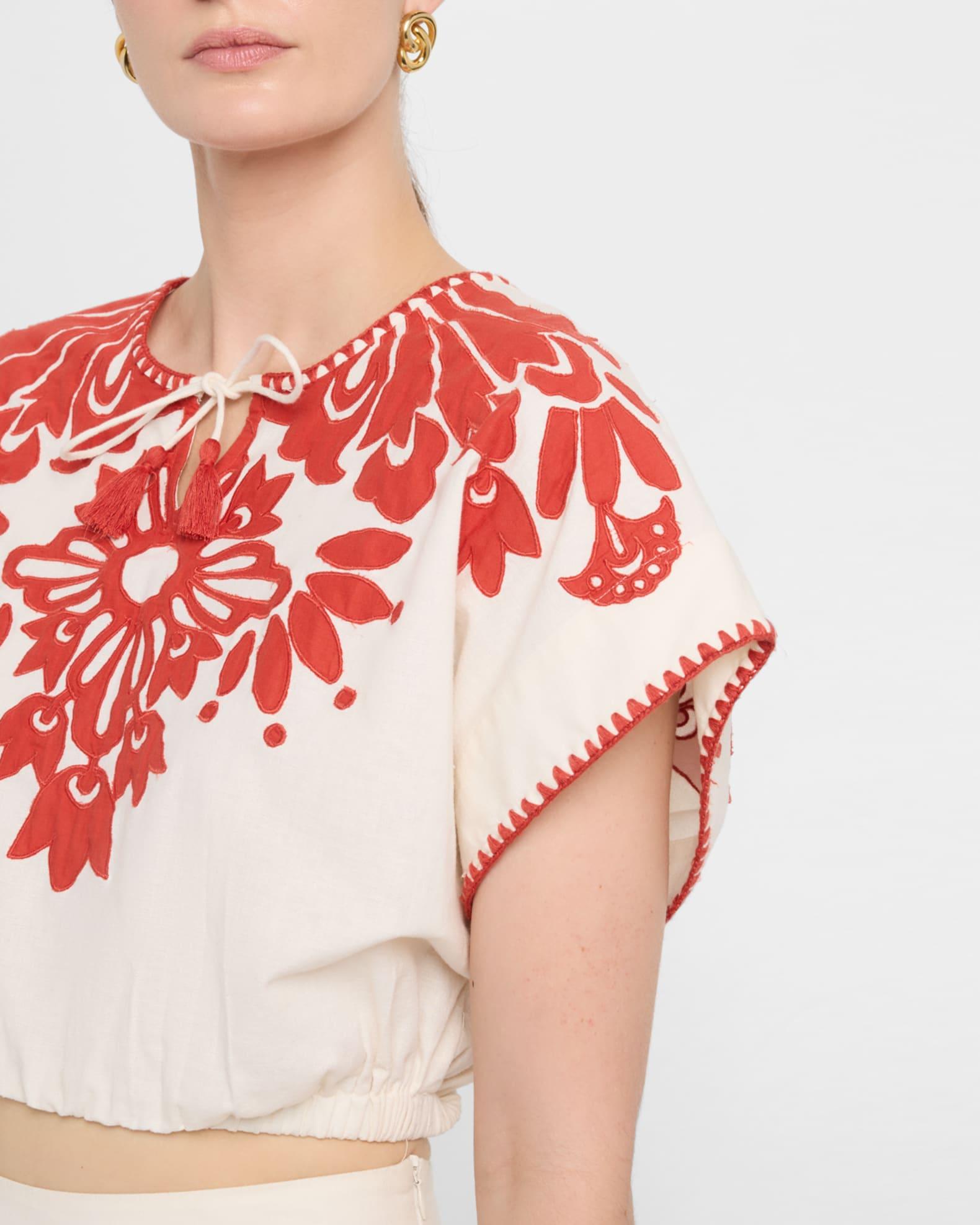 Liliana Appliqué Crop Top Product Image