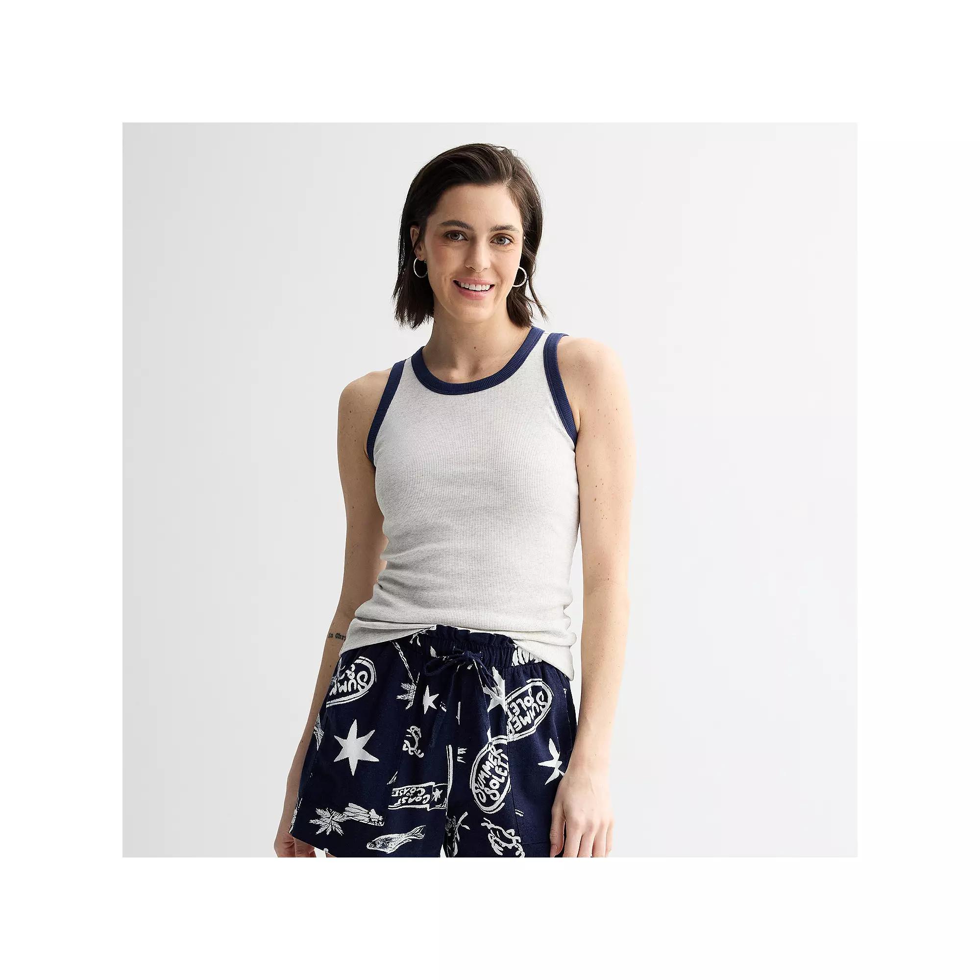 Women's Sonoma Goods For Life® High Neck Layering Tank Top,  Product Image